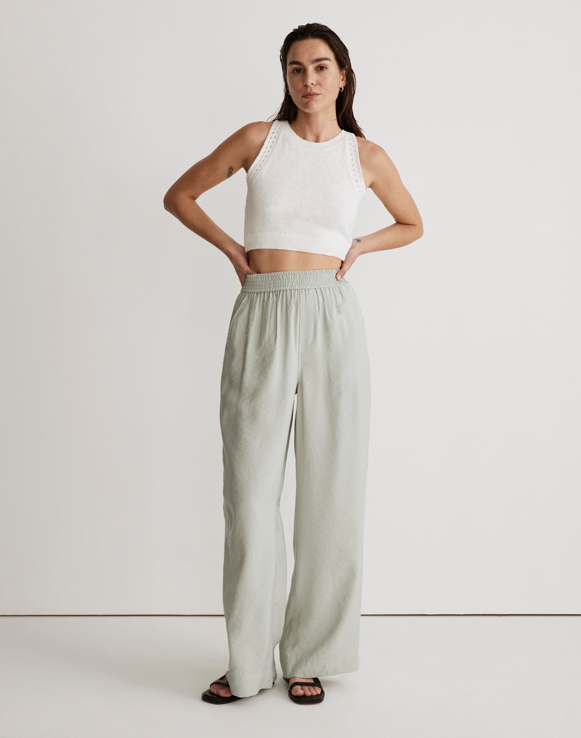 The Carley Wide-Leg Pant in Softdrape