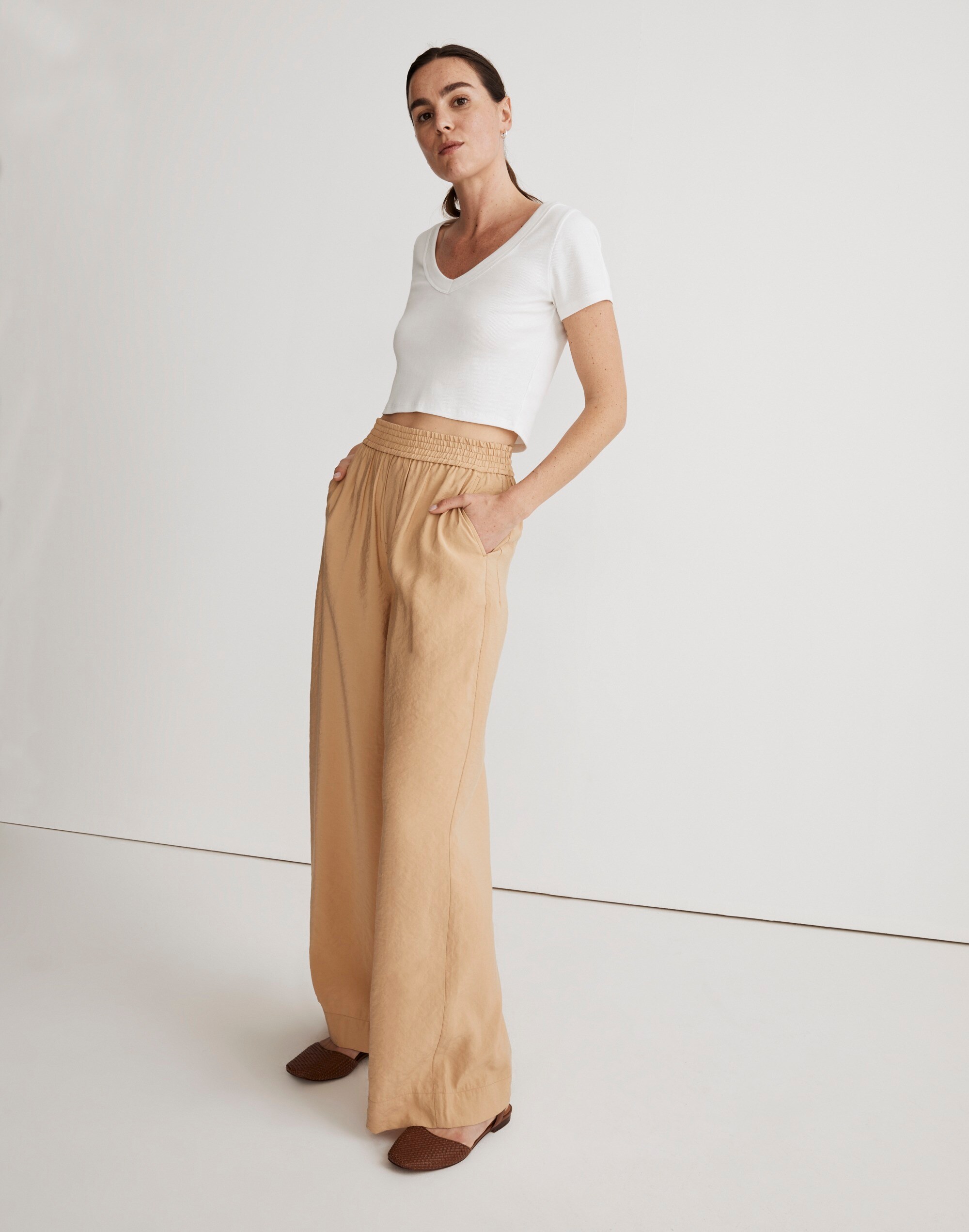 The Carley Wide-Leg Pant in Softdrape
