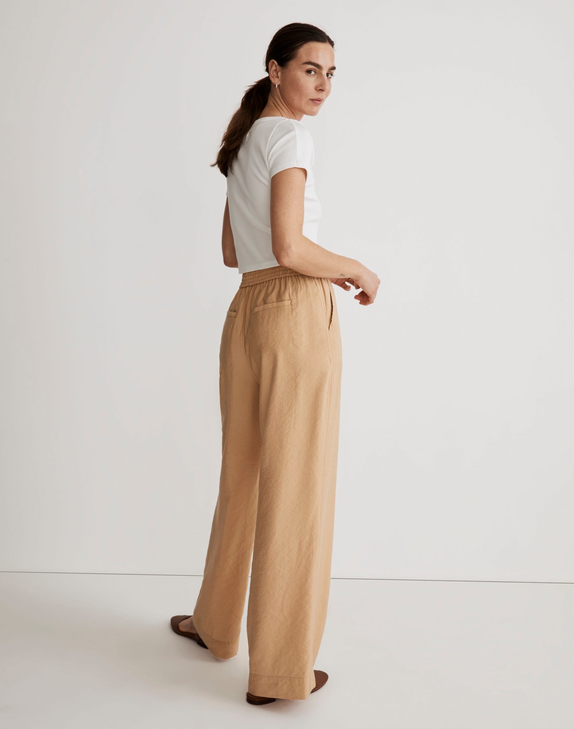 The Carley Wide-Leg Pant in Softdrape