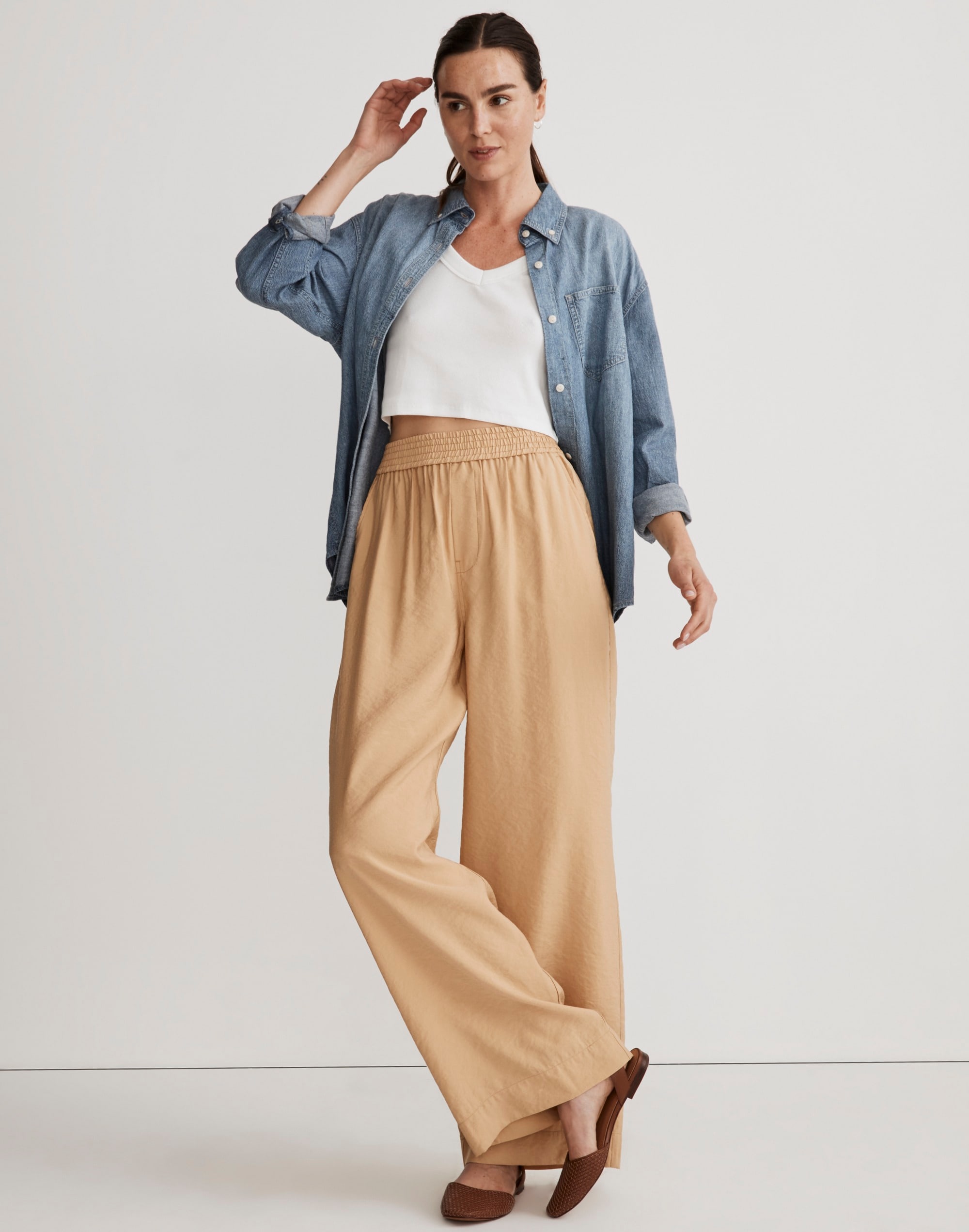 The Carley Wide-Leg Pant in Softdrape