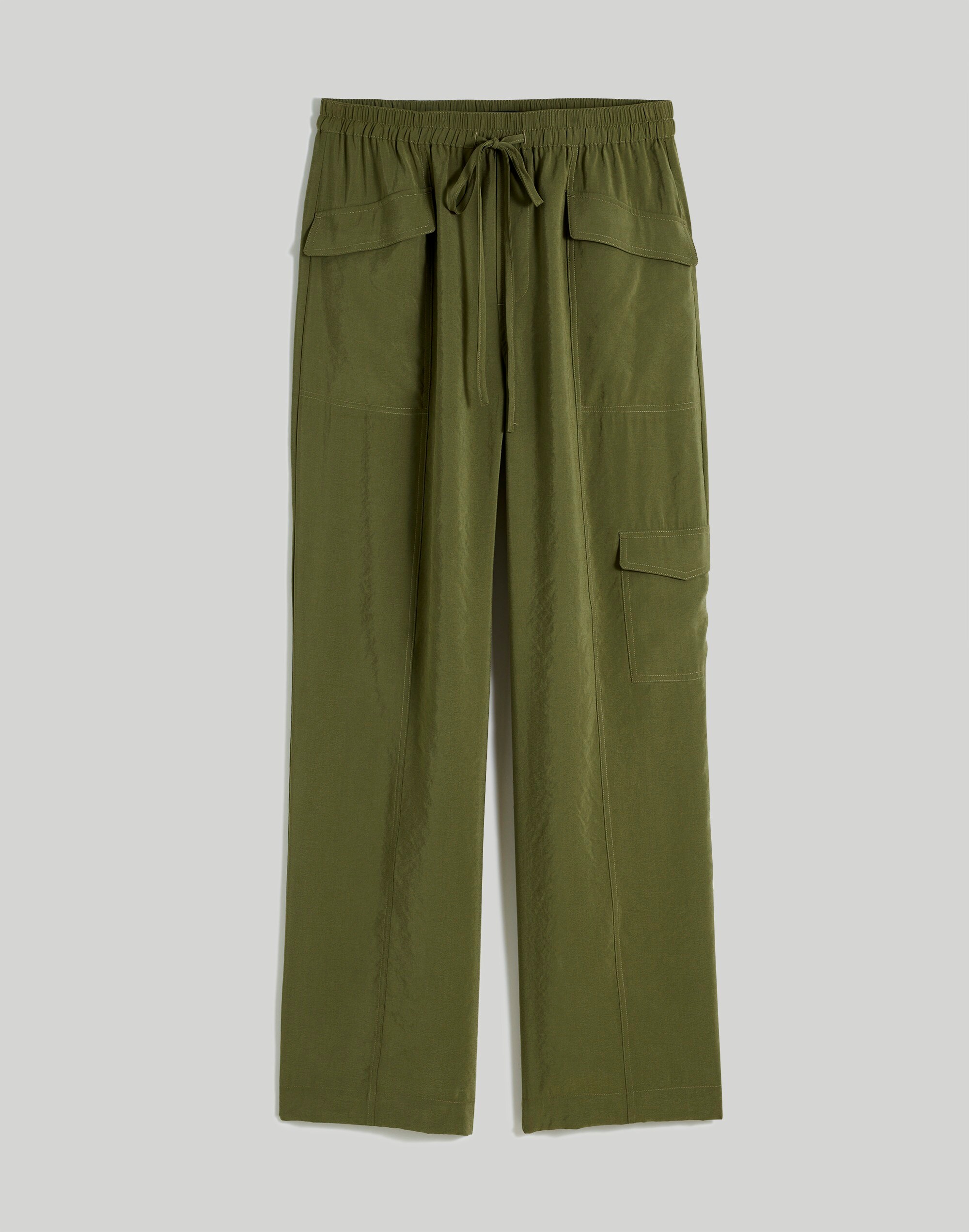 Straight Cargo Pants in Softdrape