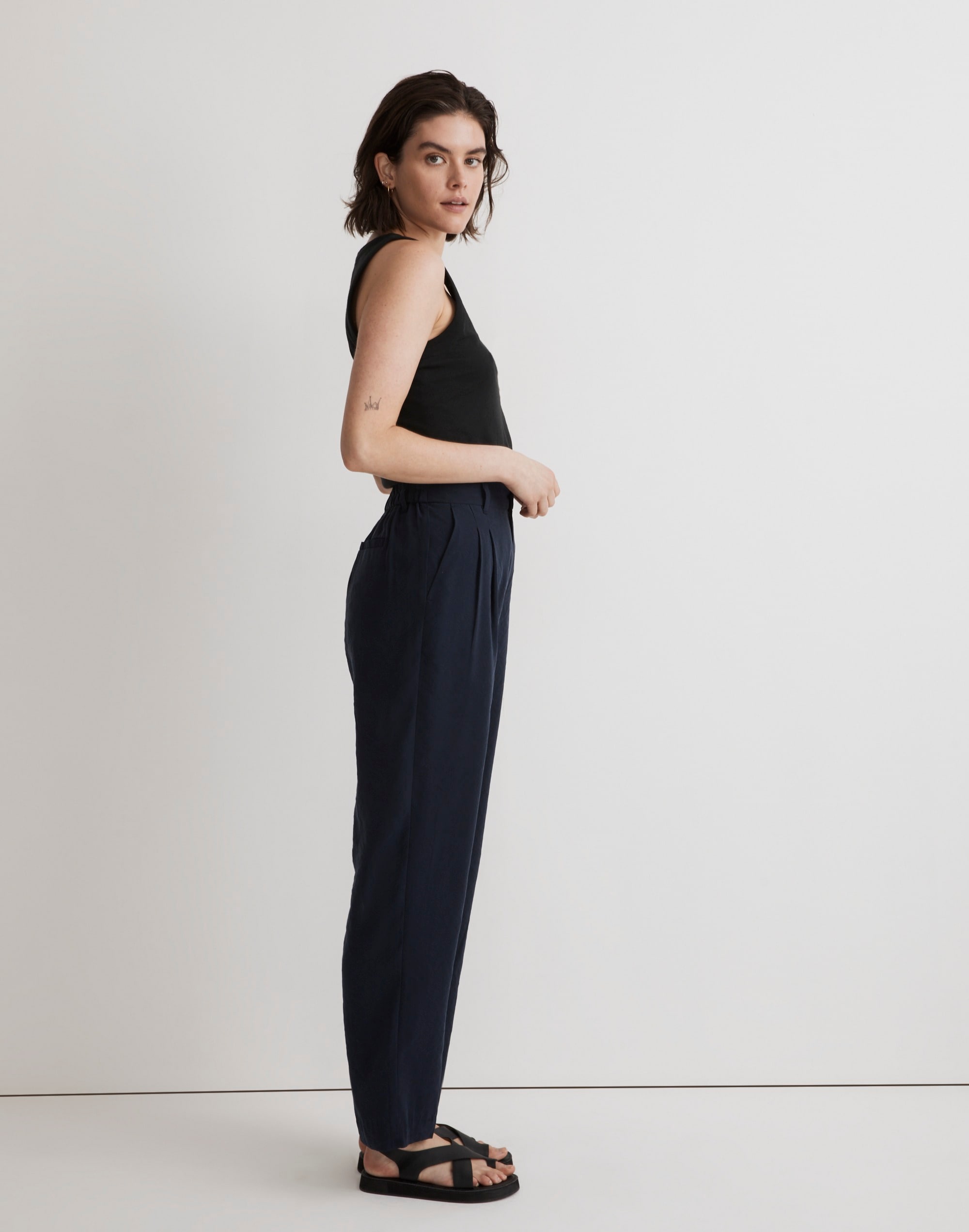The Tailored Tapered Pant in Softdrape