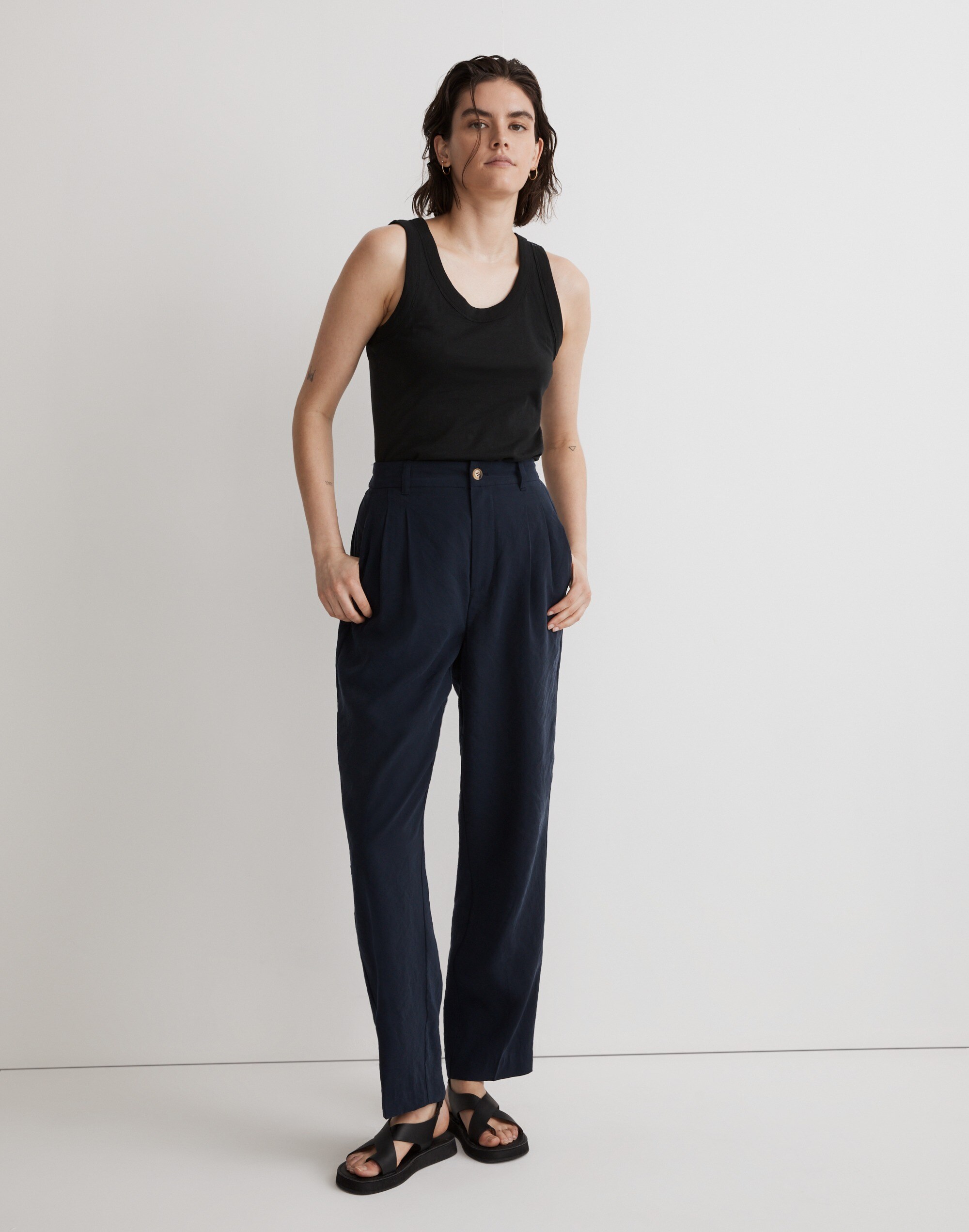 The Tailored Tapered Pant in Softdrape