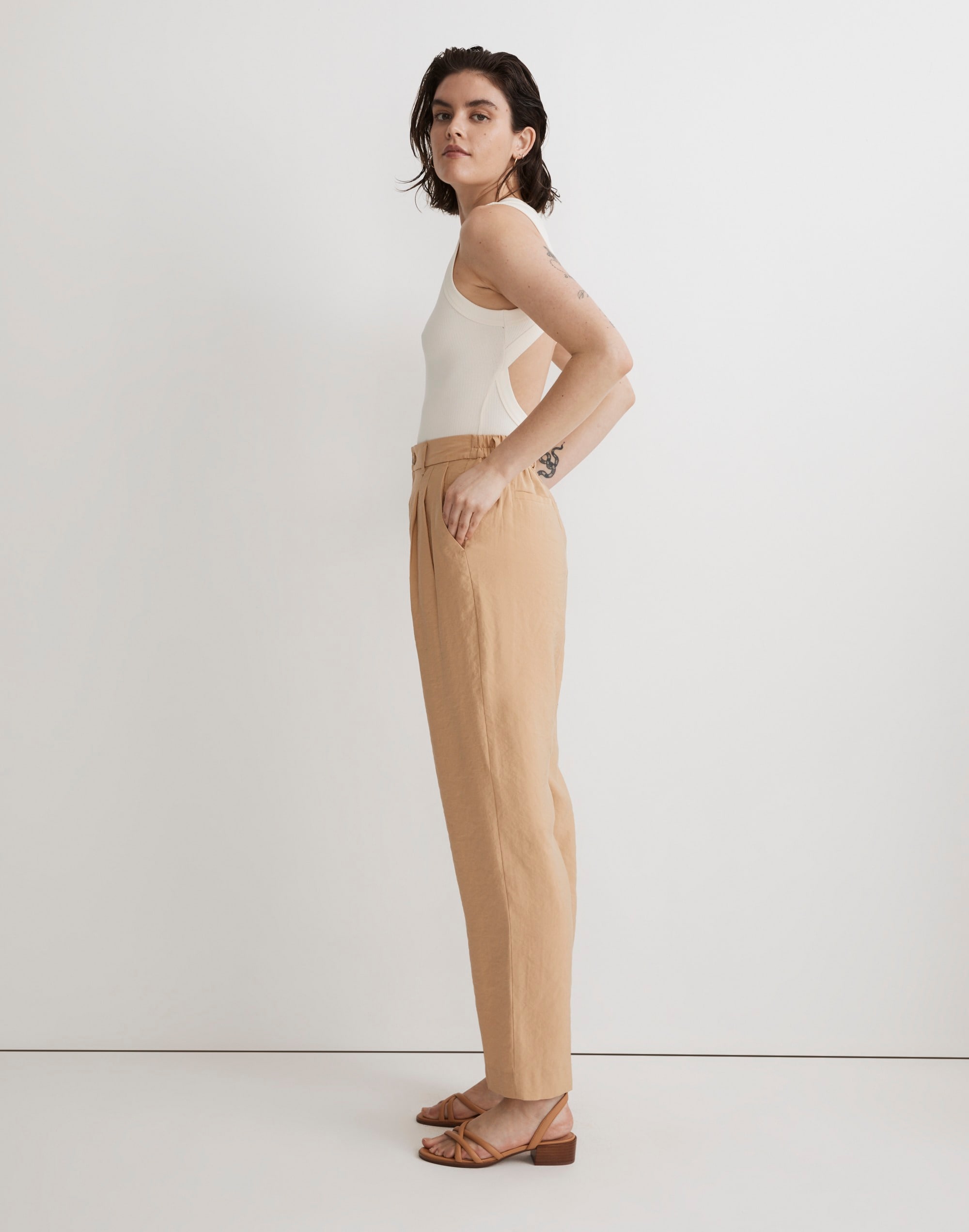 The Tailored Tapered Pant in Softdrape