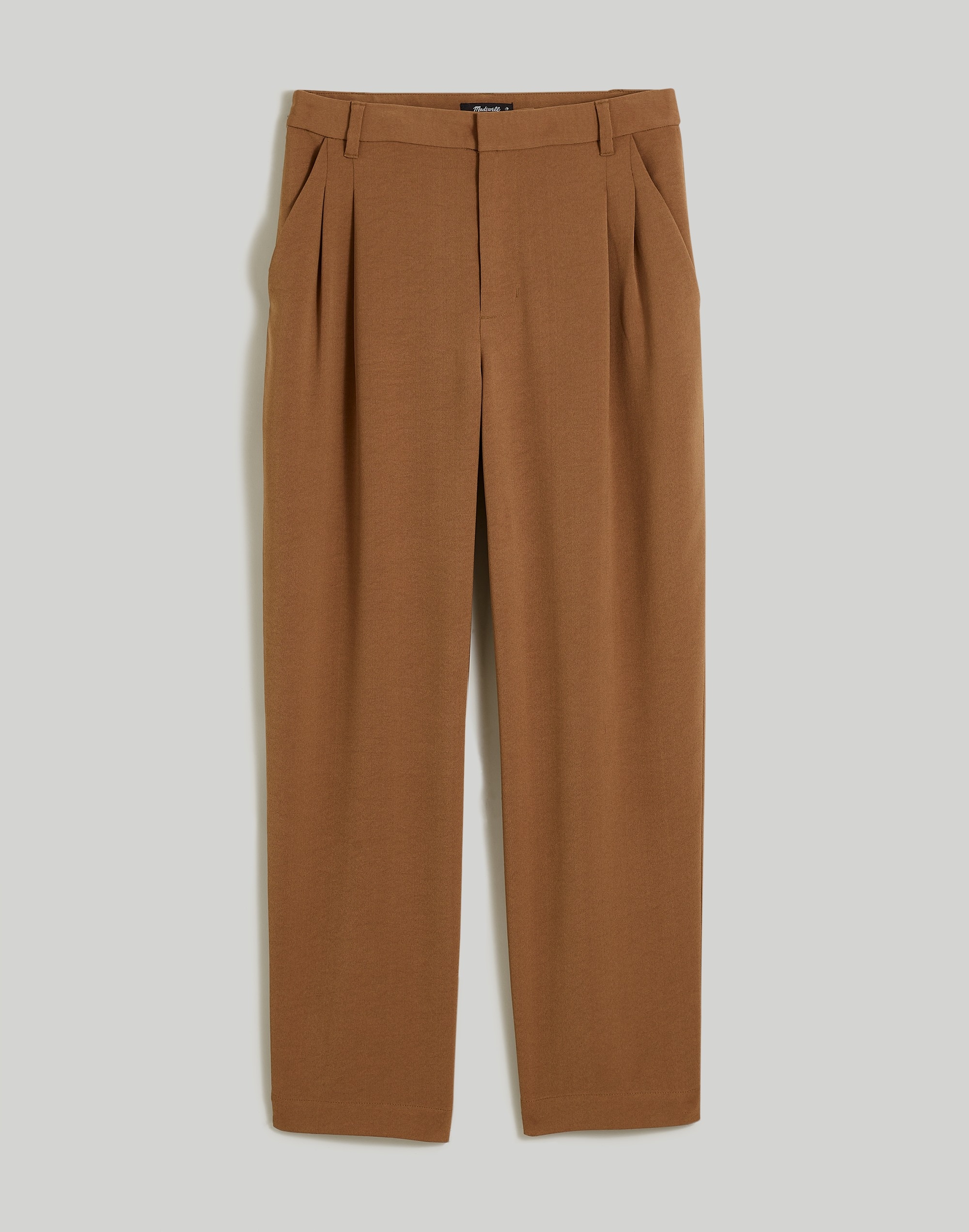 Petite Pleated Tapered-Leg Pants in Easygoing Crepe