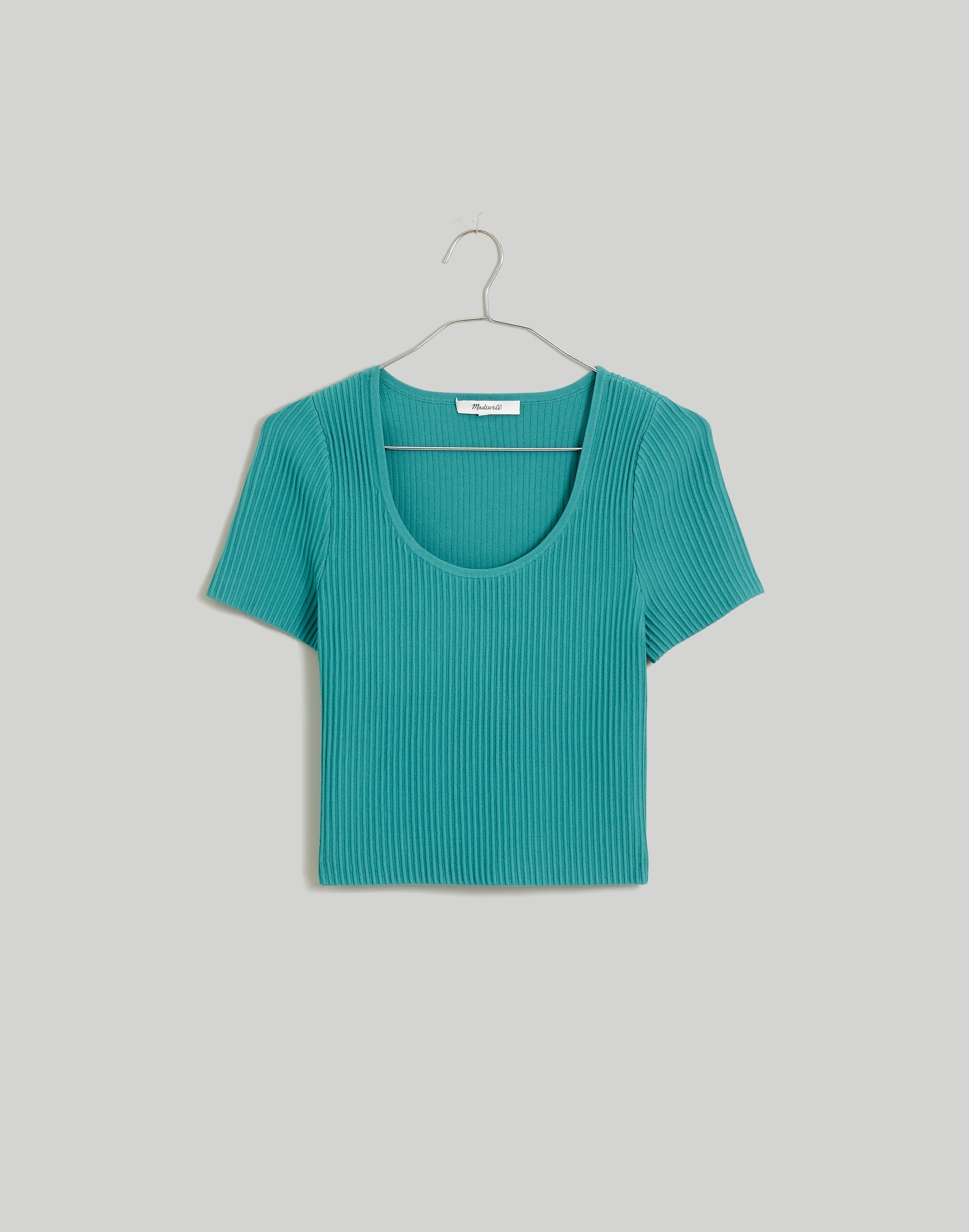 Plus Ottoman Crop Sweater Tee