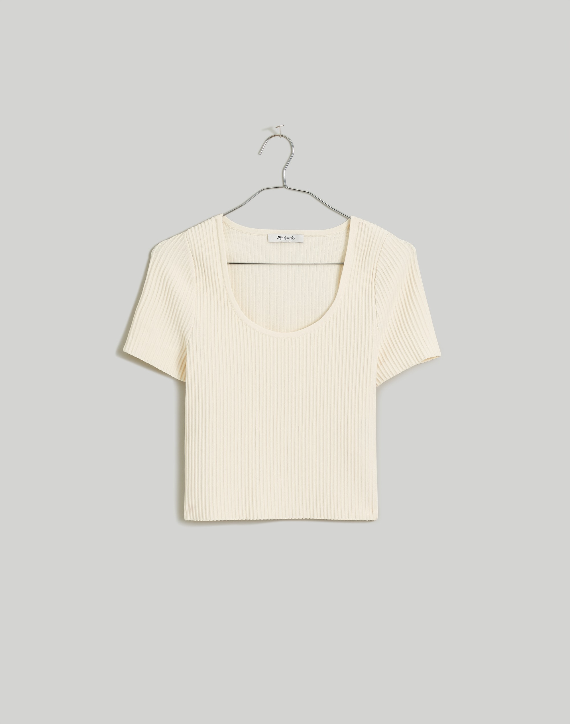 Plus Ottoman Crop Sweater Tee