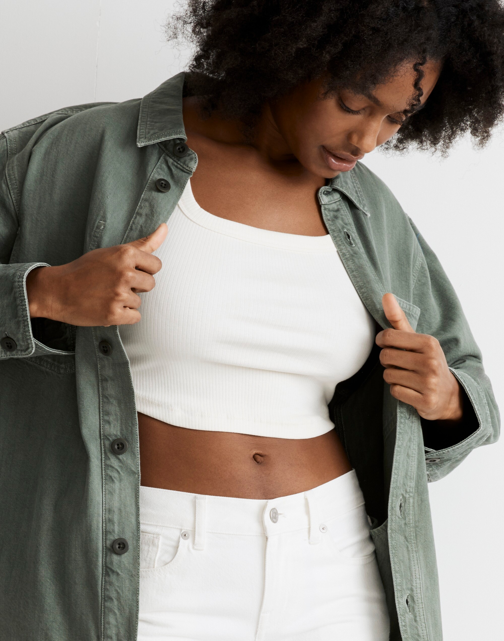 Lined Denim Chore Jacket