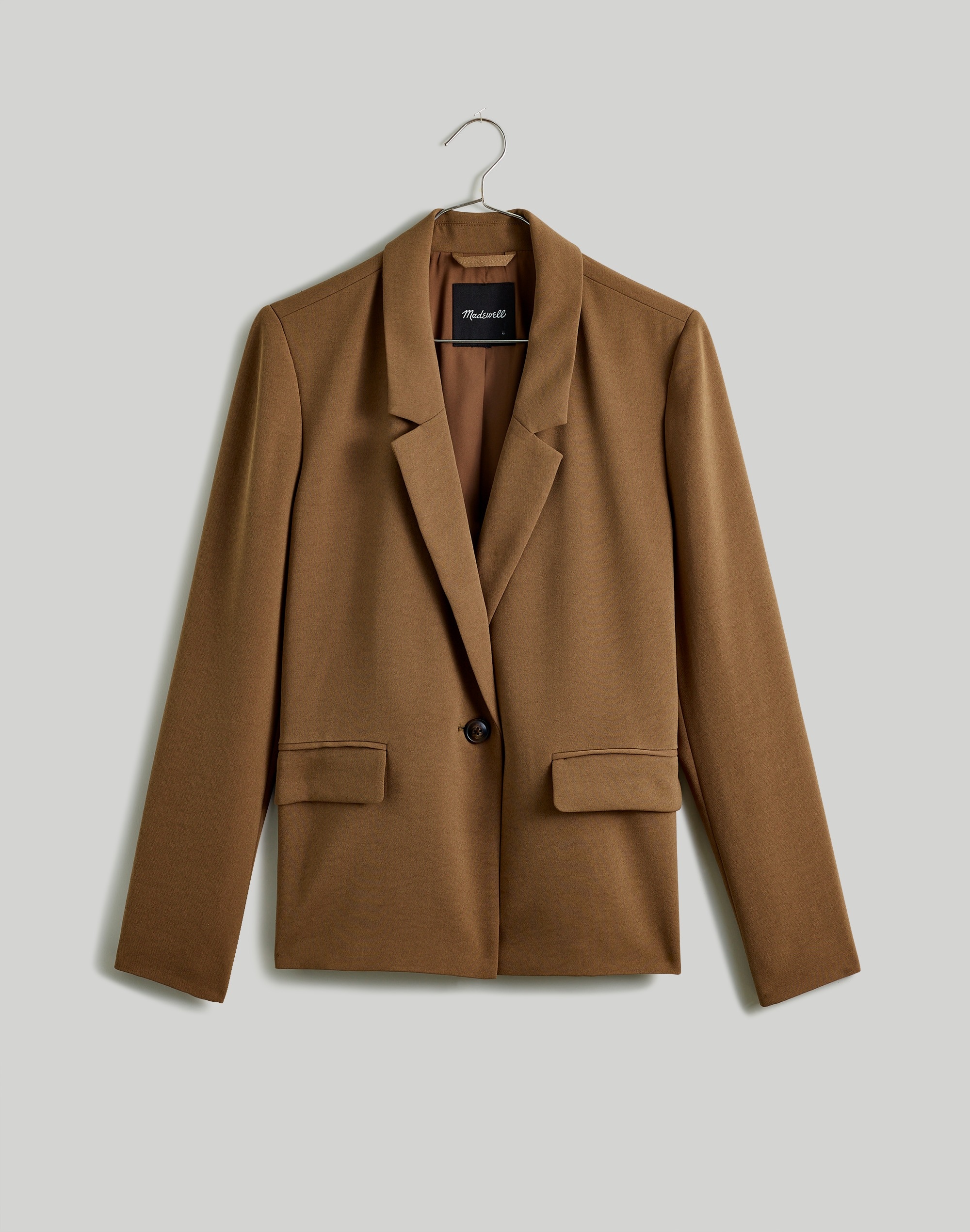 The Dorset Crop Blazer in Easygoing Crepe