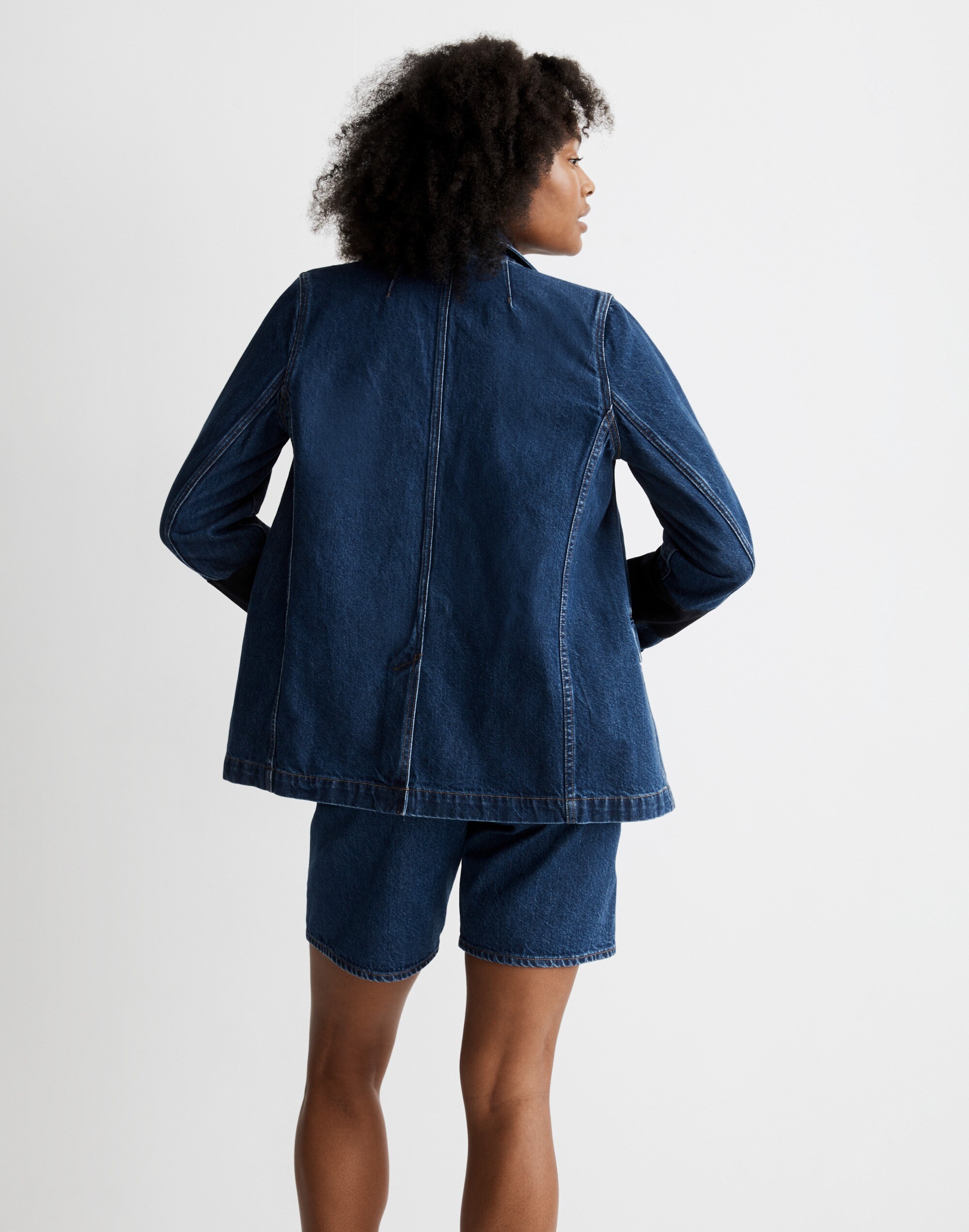 Denim Blazer in Deardorff Wash