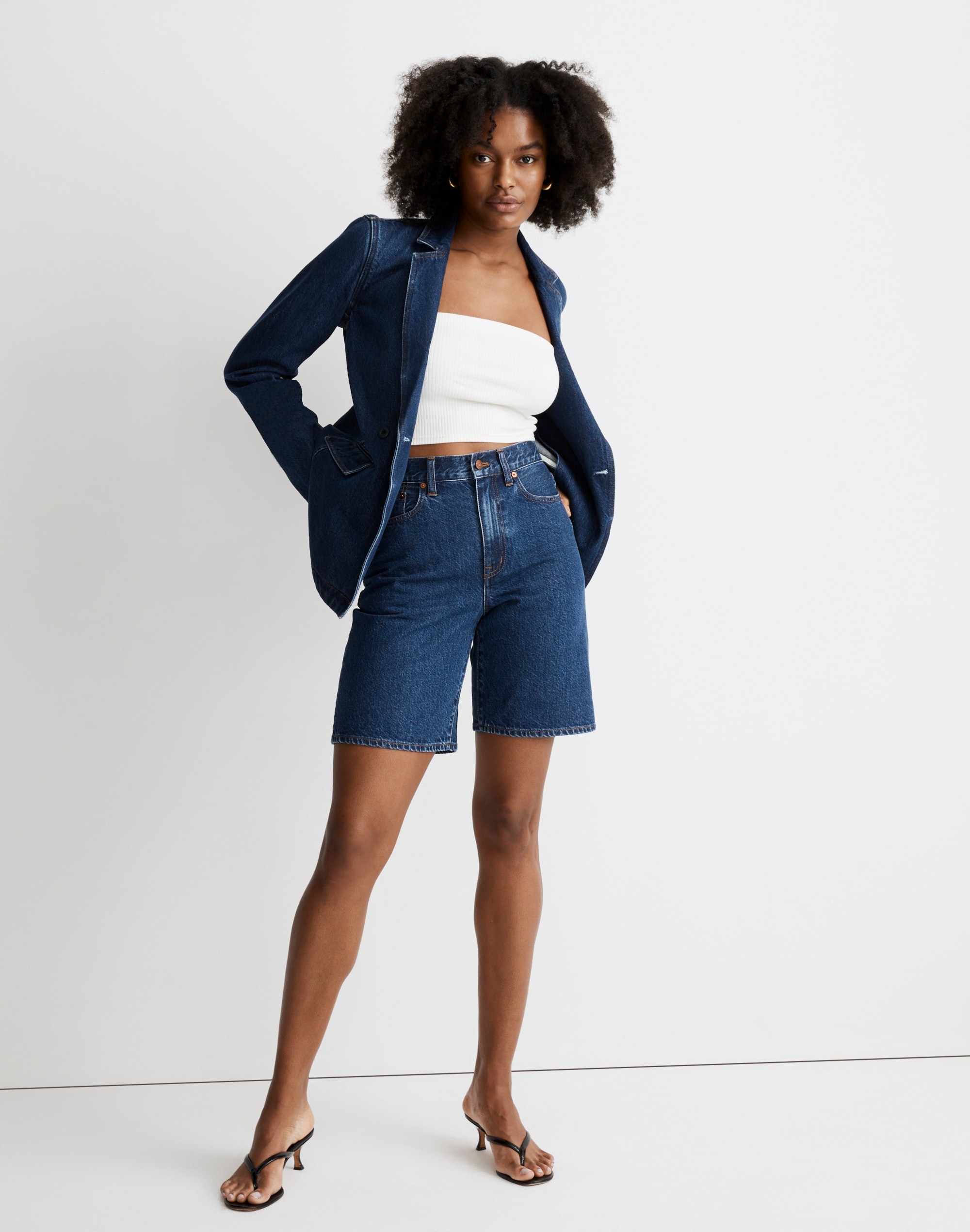 Denim Blazer in Deardorff Wash