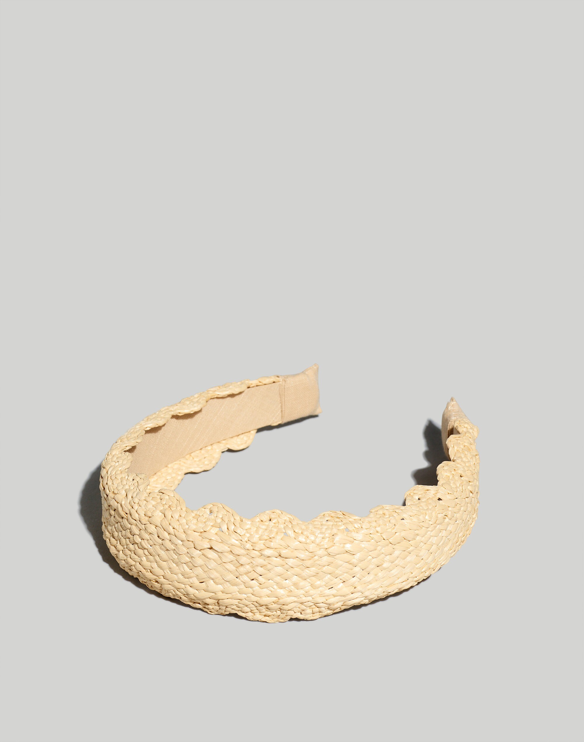Scalloped Rattan Headband