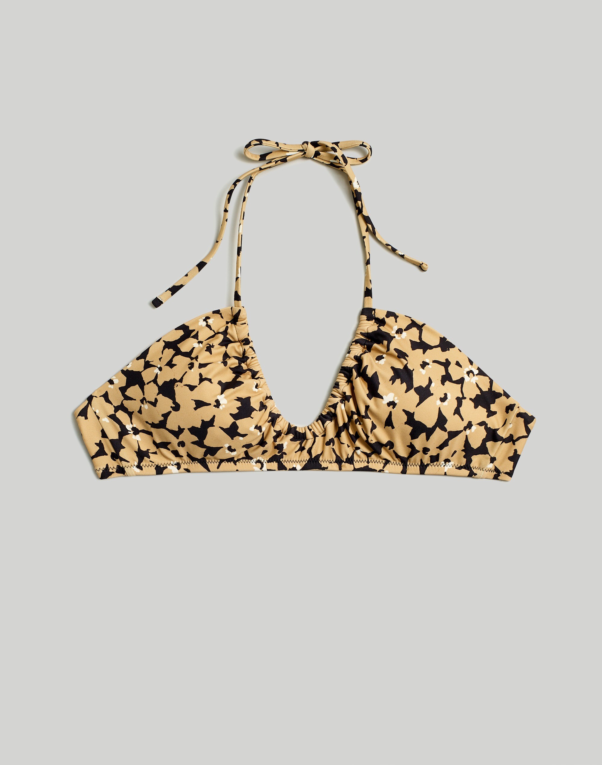 Halter String Bikini Top in Bonsai Bloom