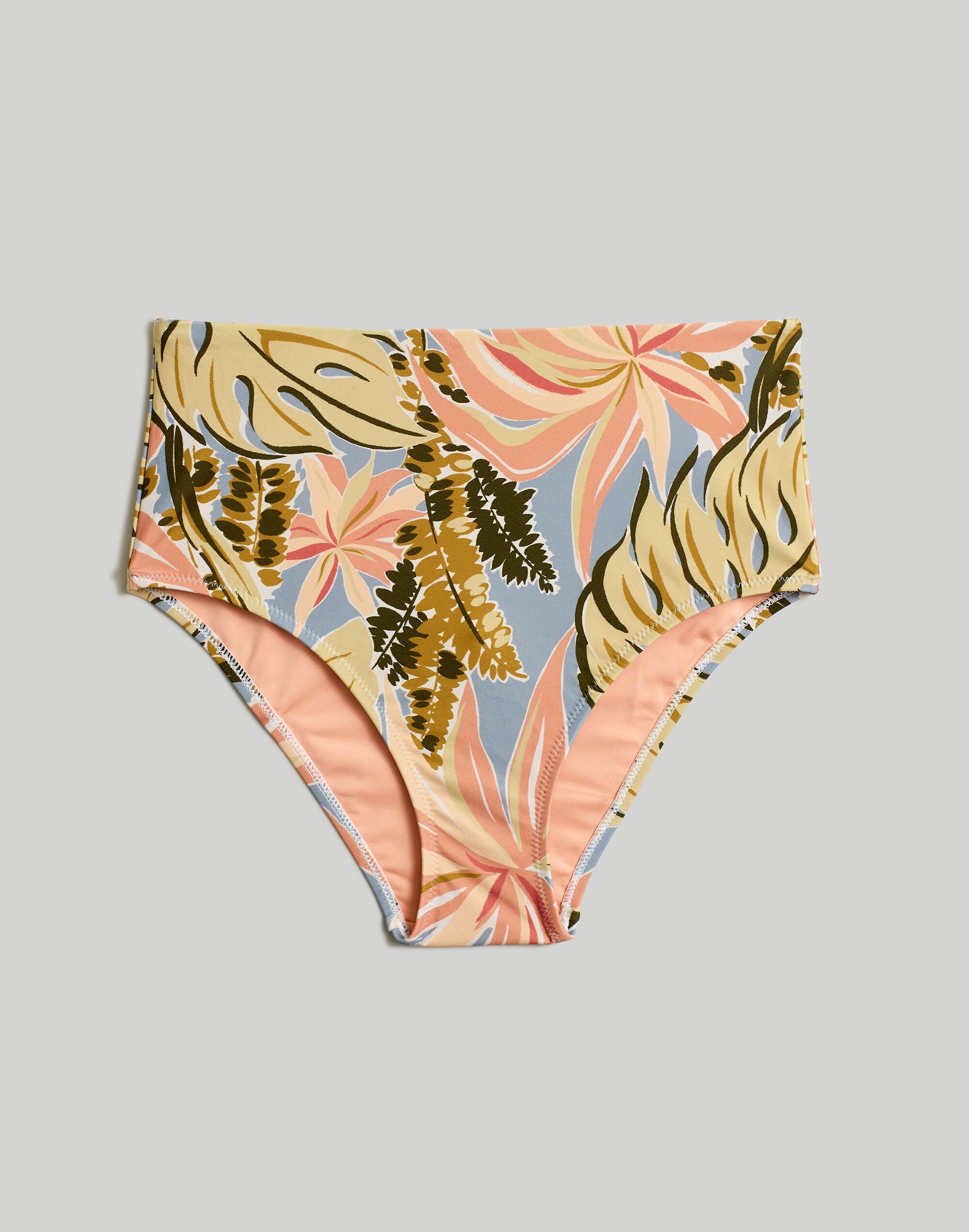 Retro High-Waisted Bikini Bottom