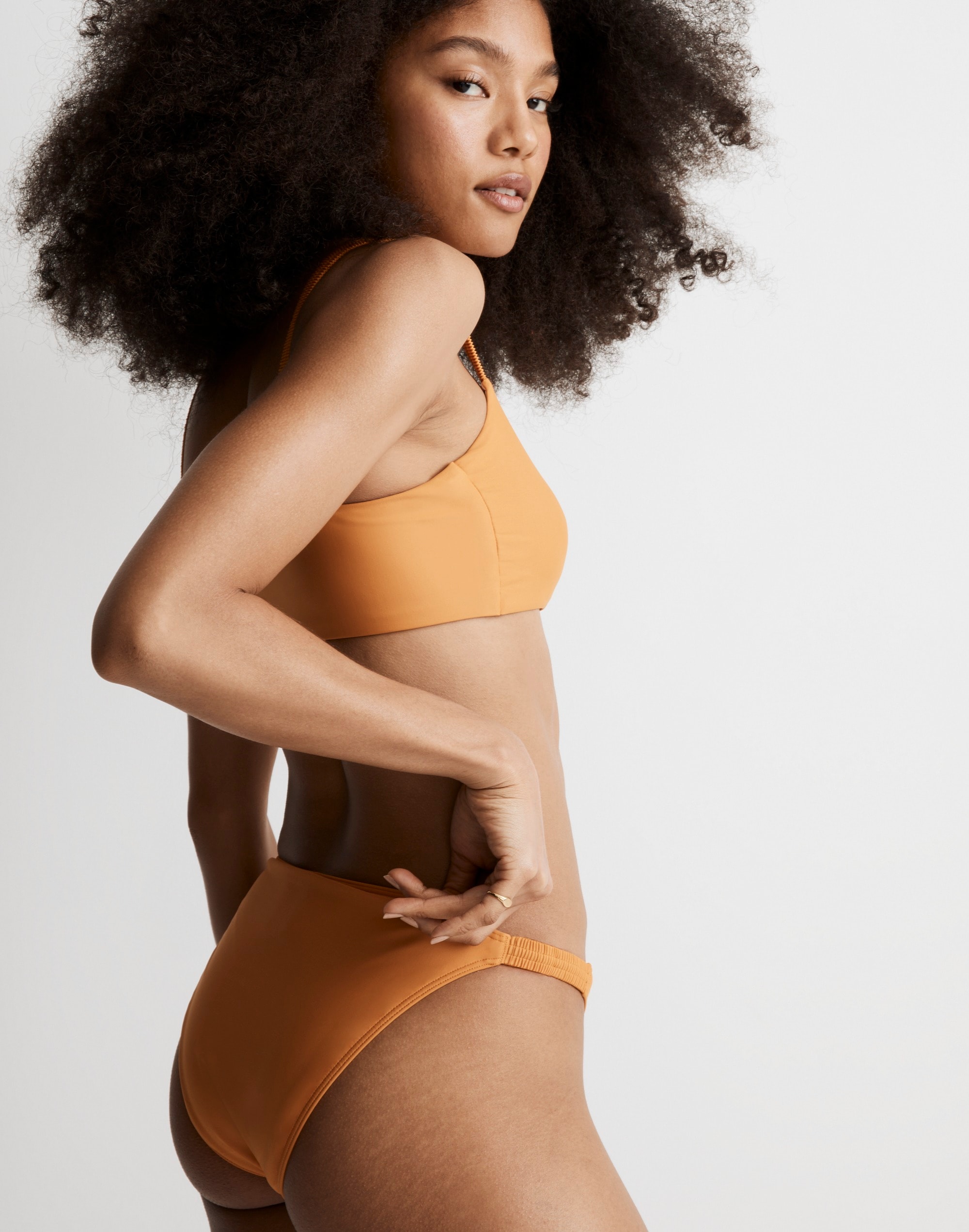 Mid-Rise Scrunchy Bikini Bottoms