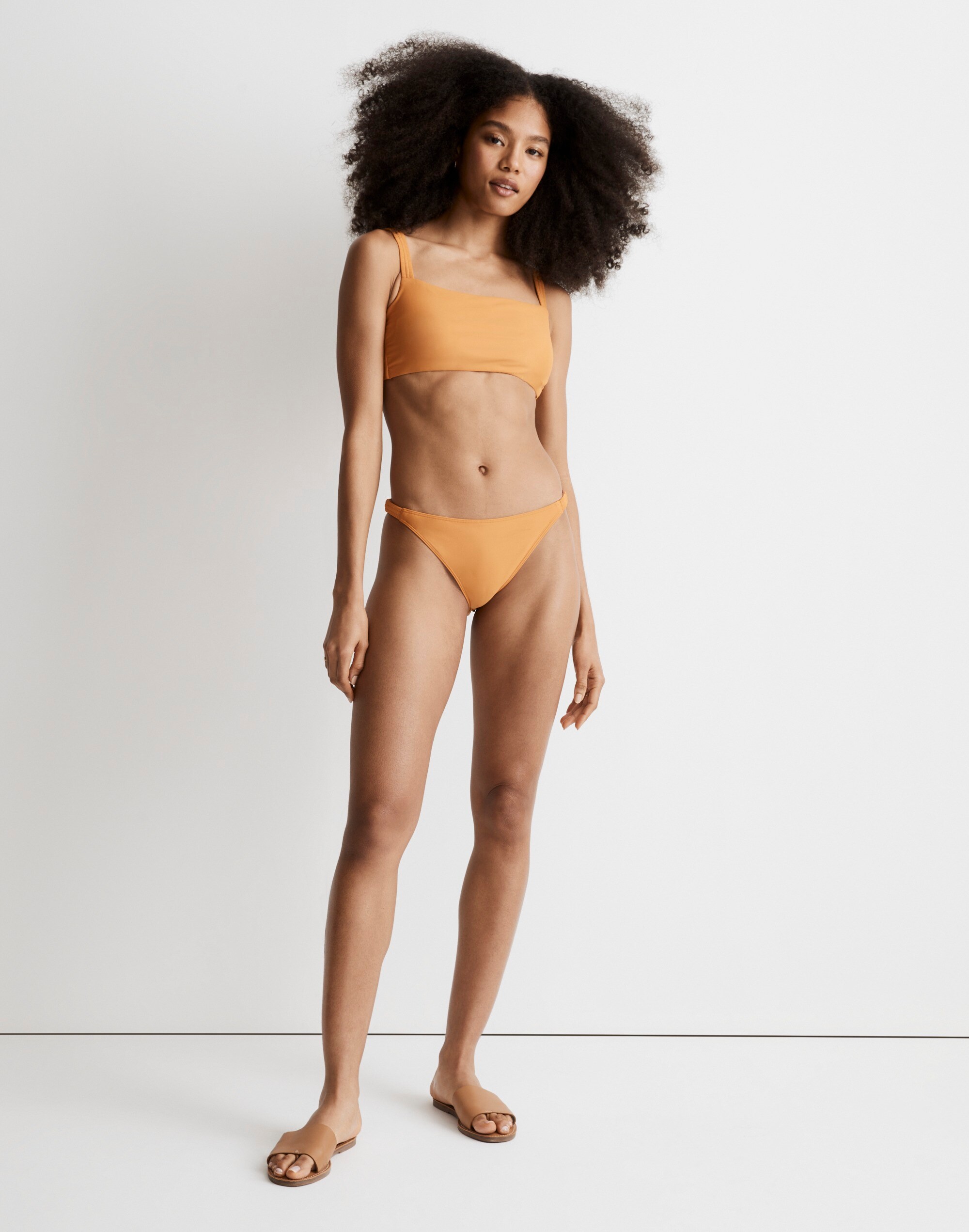 Mid-Rise Scrunchy Bikini Bottoms