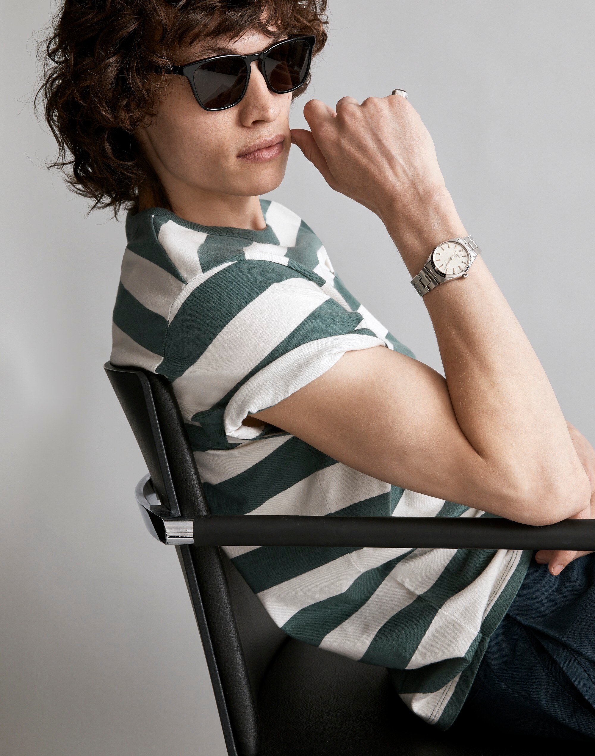 Garment-Dyed Allday Crewneck Pocket Tee