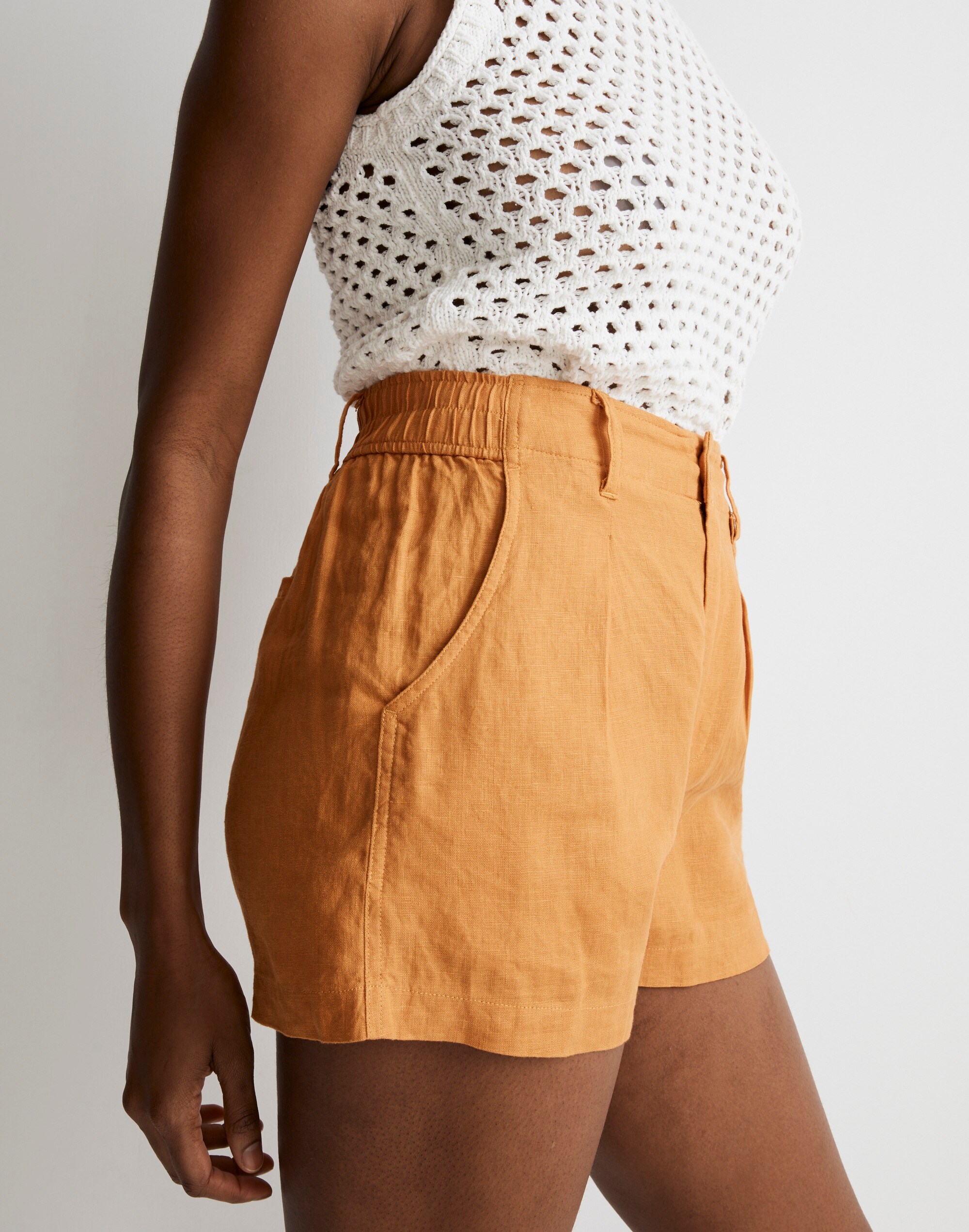 The Neale Short in 100% Linen in null image 2