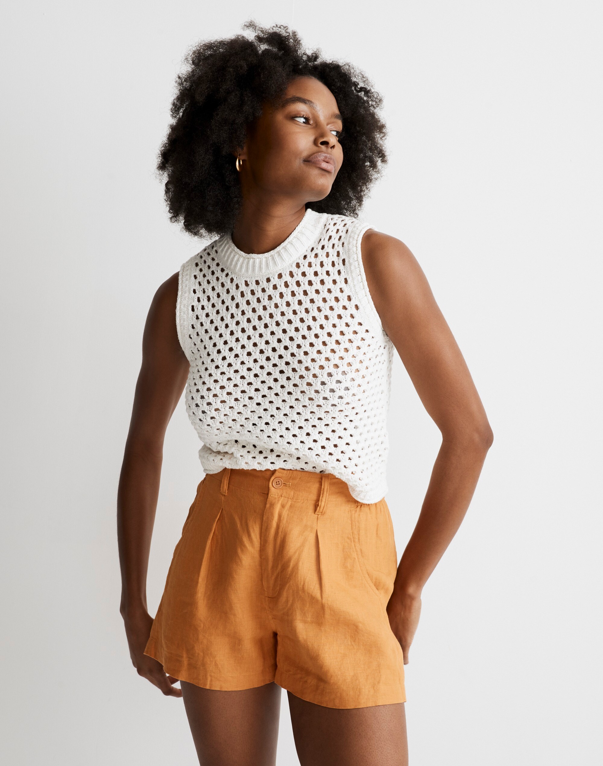 The Neale Short in 100% Linen in null image 1