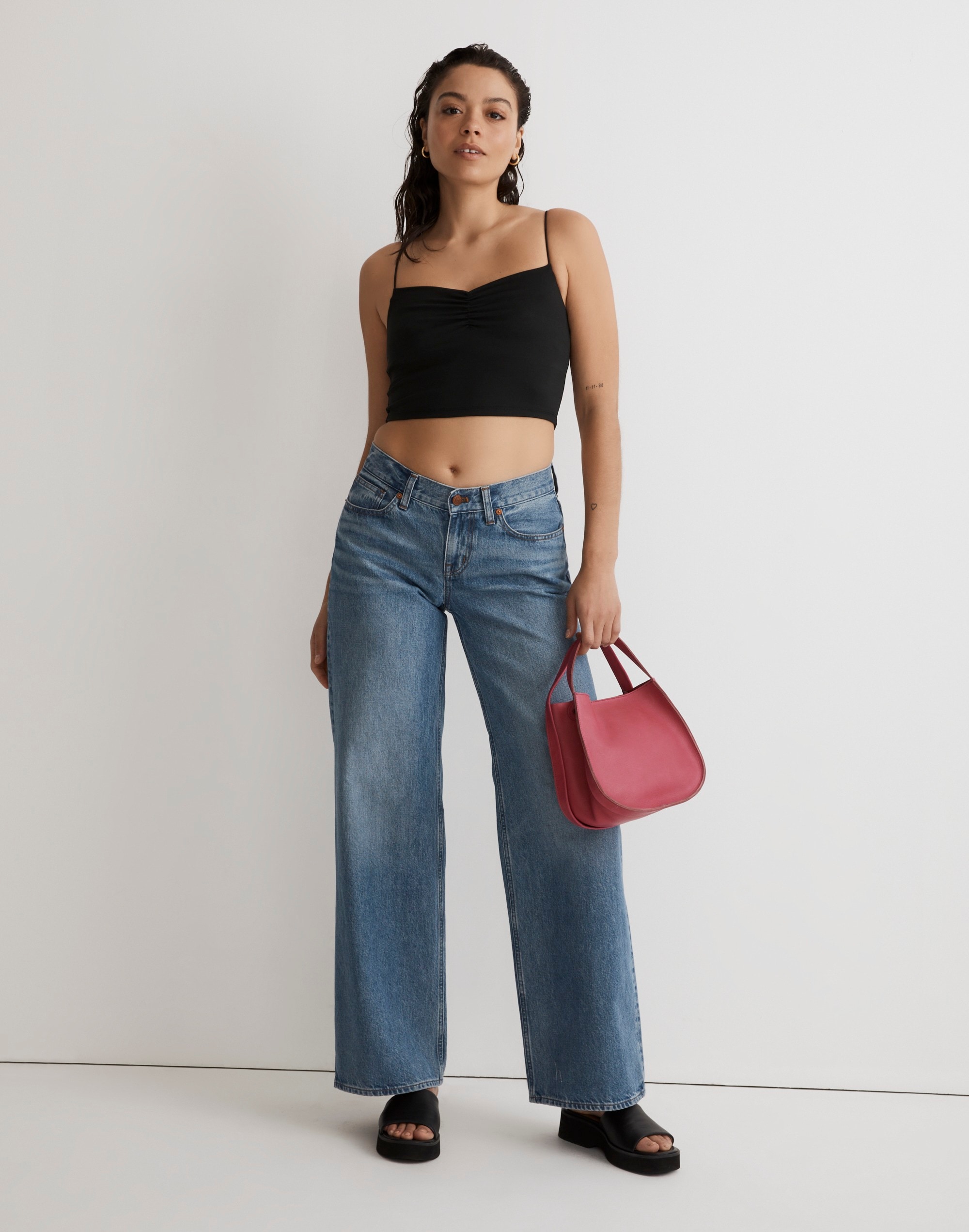 flex sweetheart crop tank top
