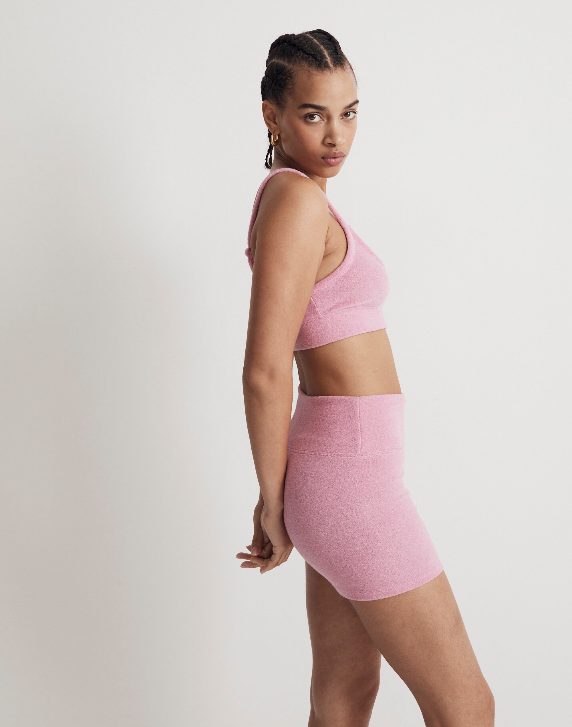 Towel Terry Scoopneck Bralette