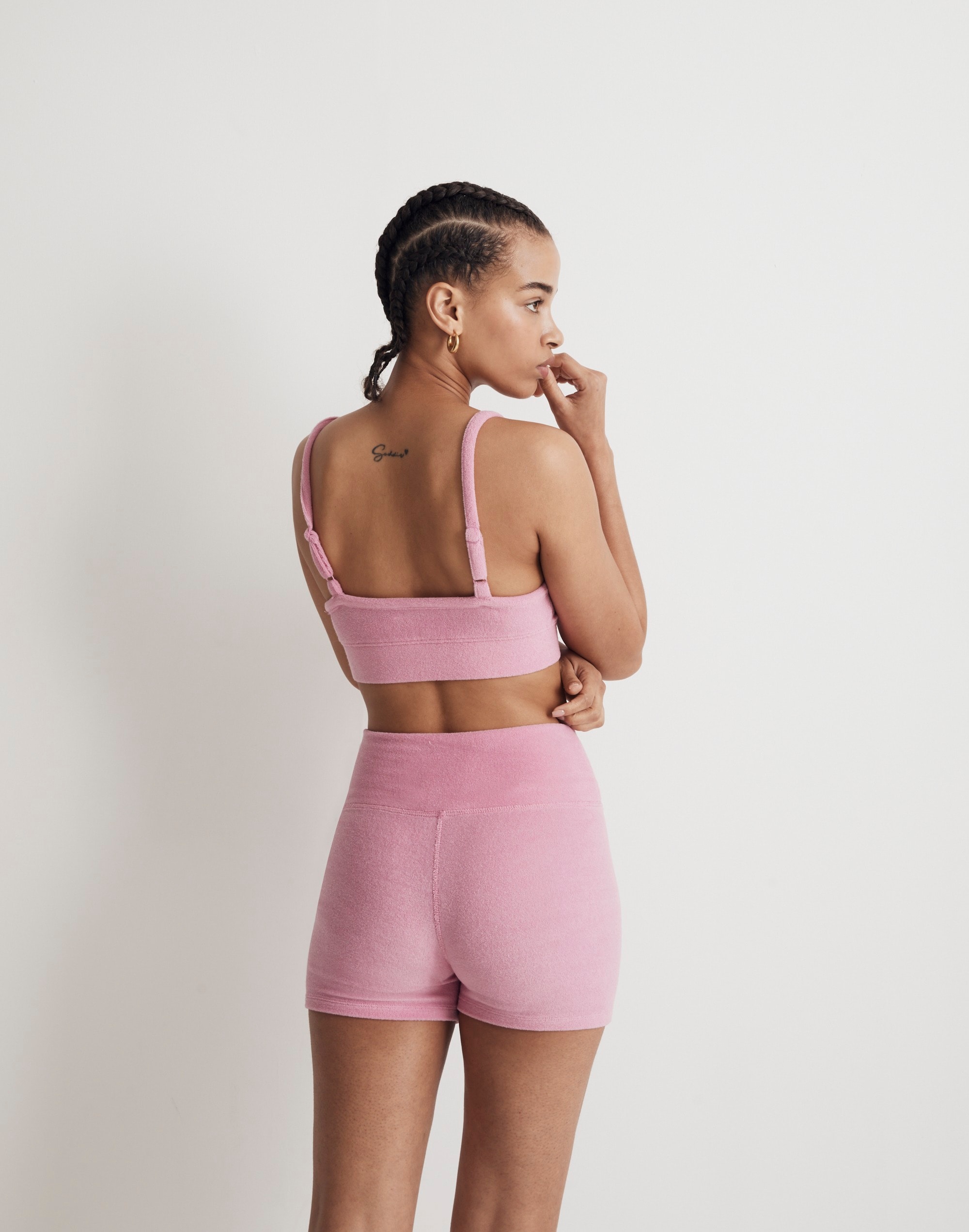 Towel Terry Scoopneck Bralette