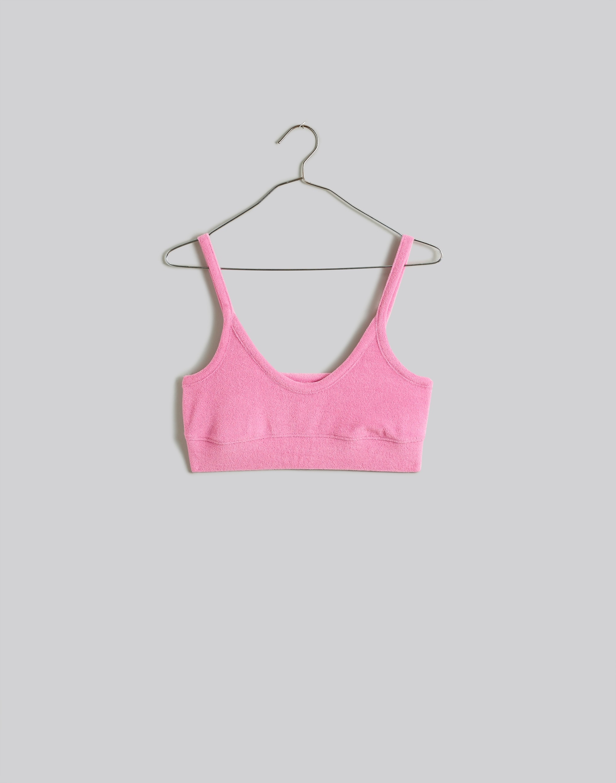 Towel Terry Scoopneck Bralette