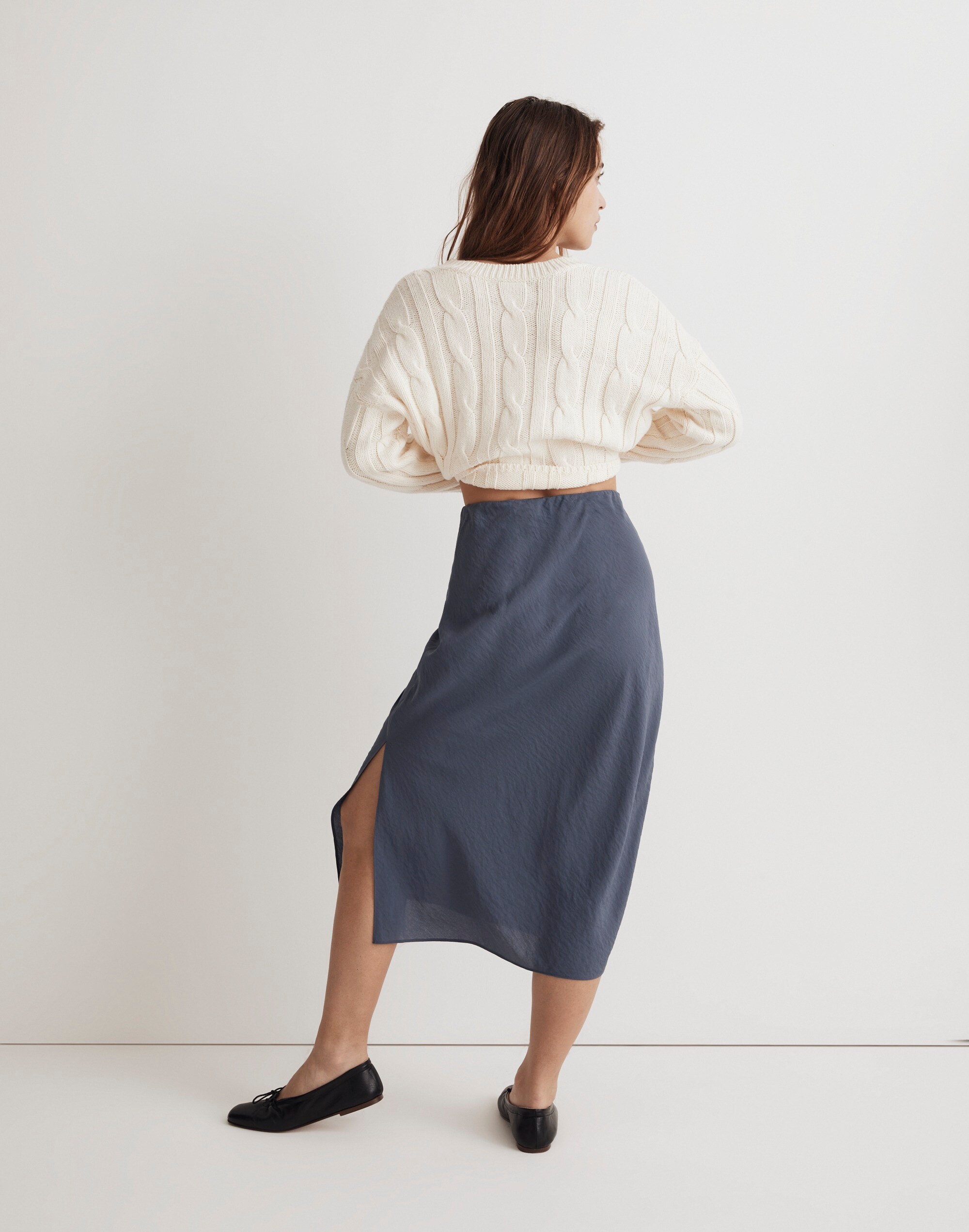 The Layton Midi Slip Skirt