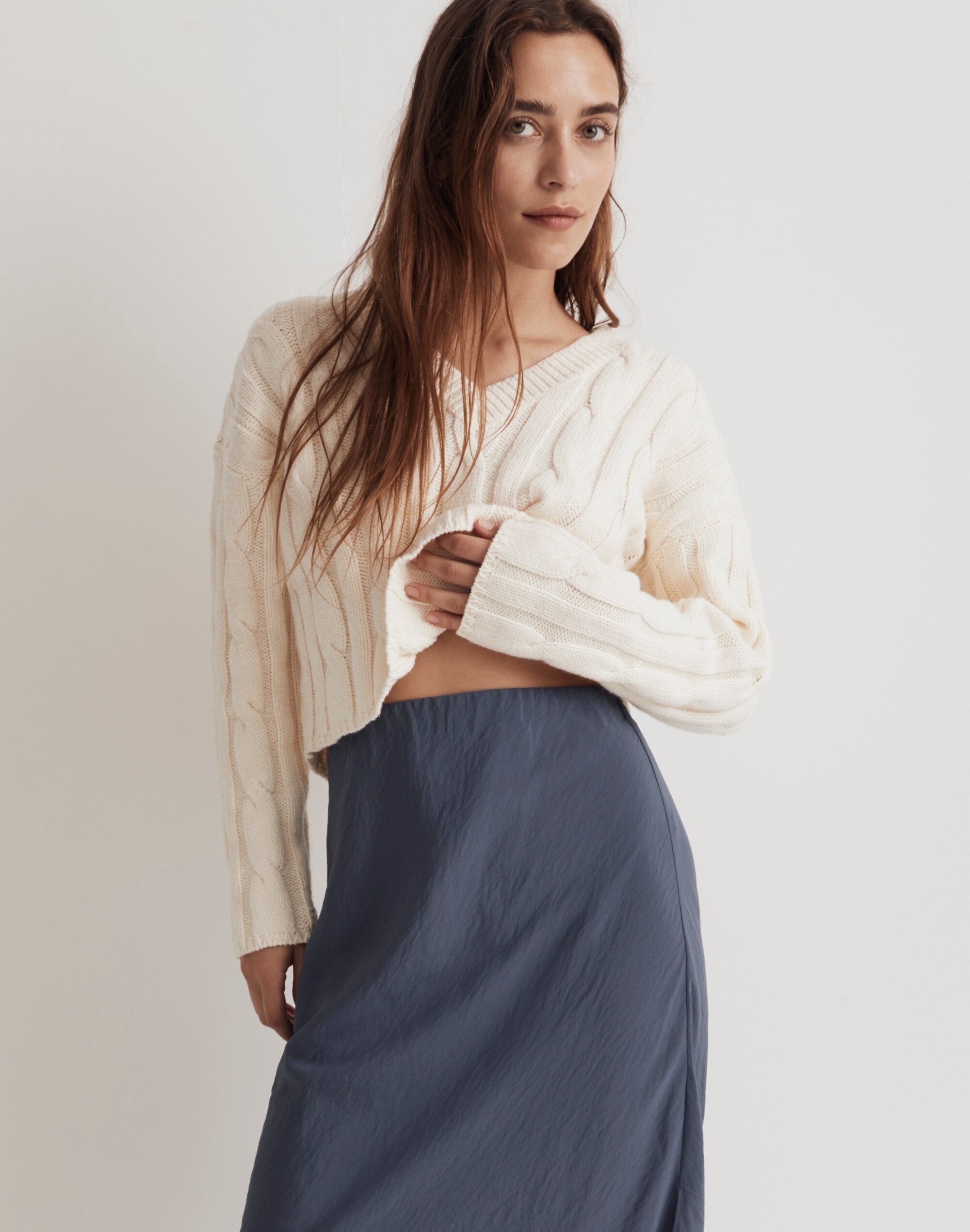 The Layton Midi Slip Skirt