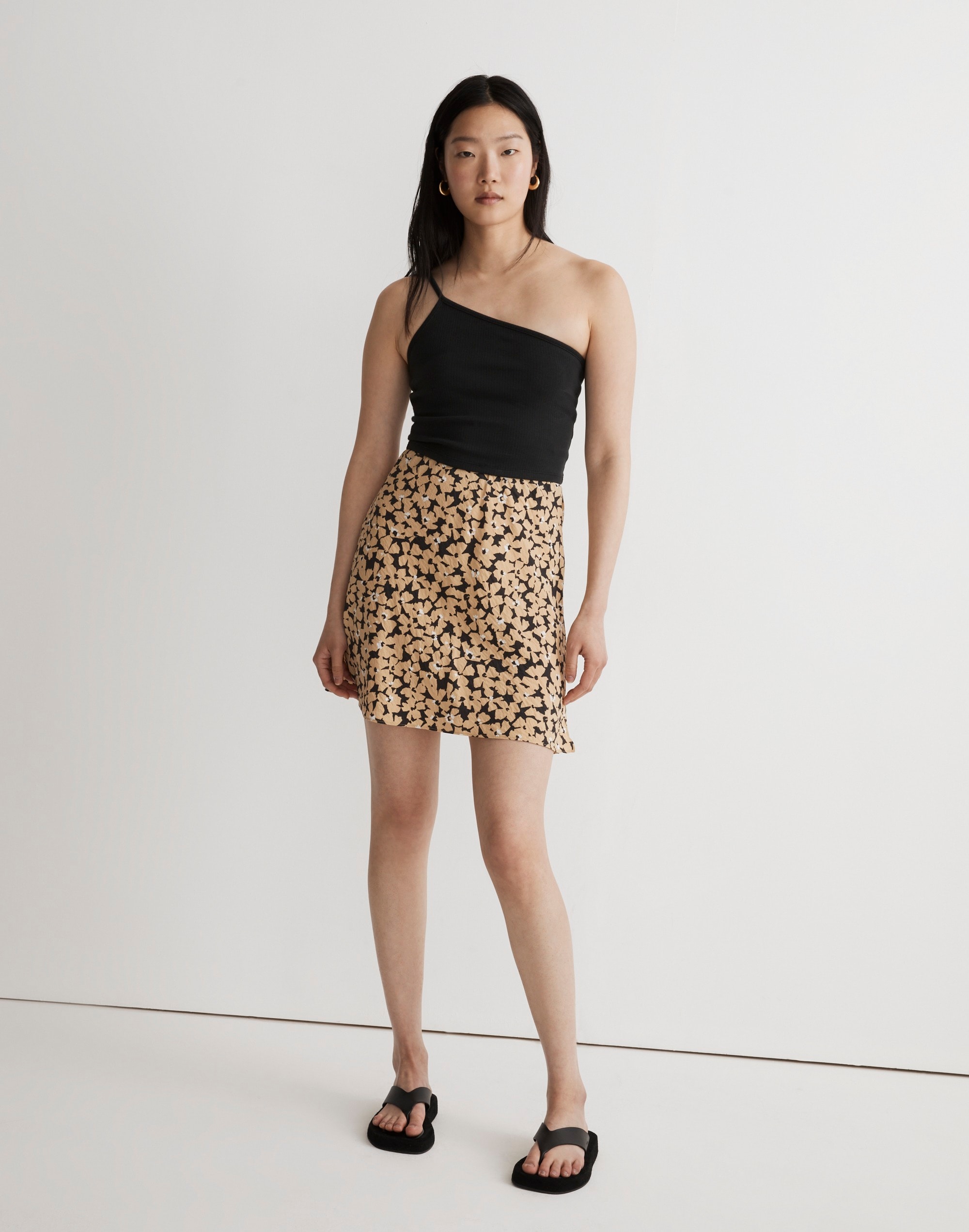 The Layton Mini Slip Skirt in Bonsai Bloom | Madewell