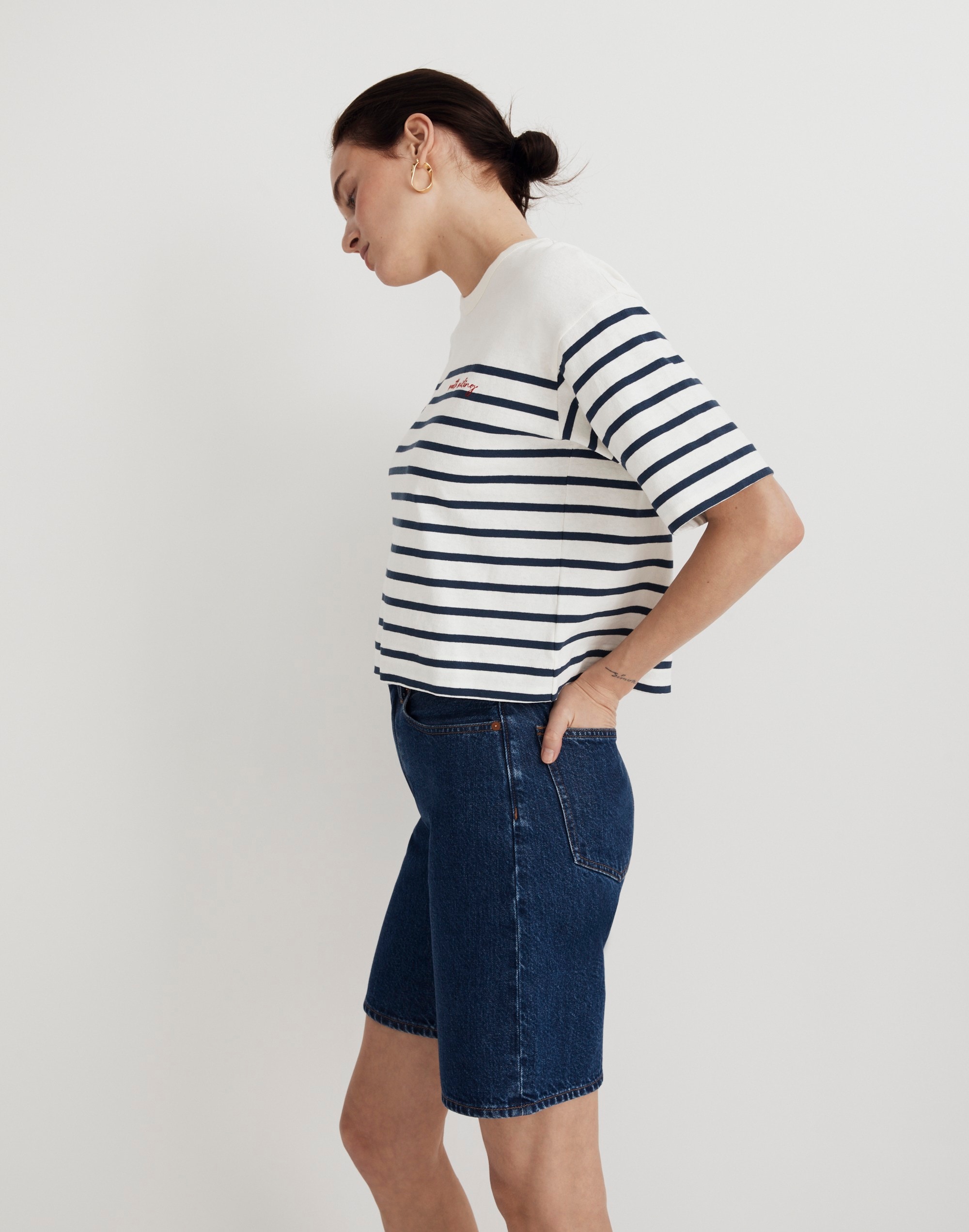 Smooth Sailing Embroidered Tee