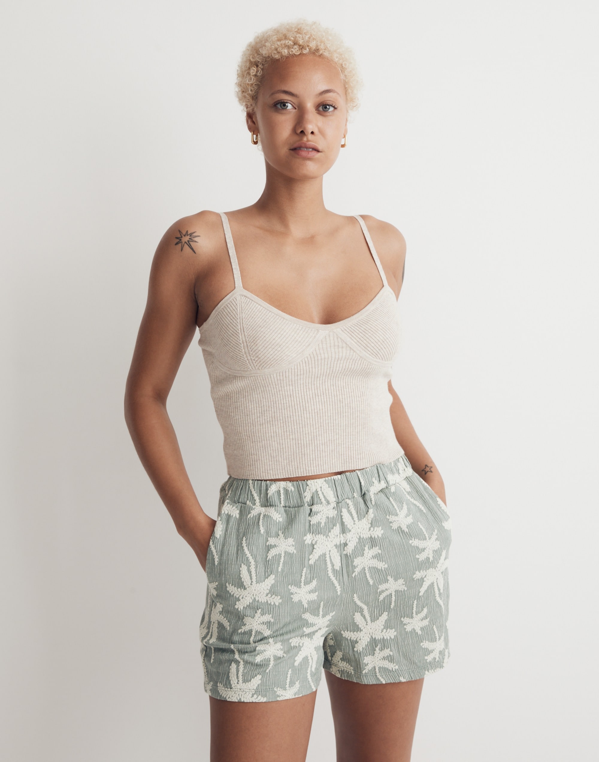 Jacquard Pull-On Shorts