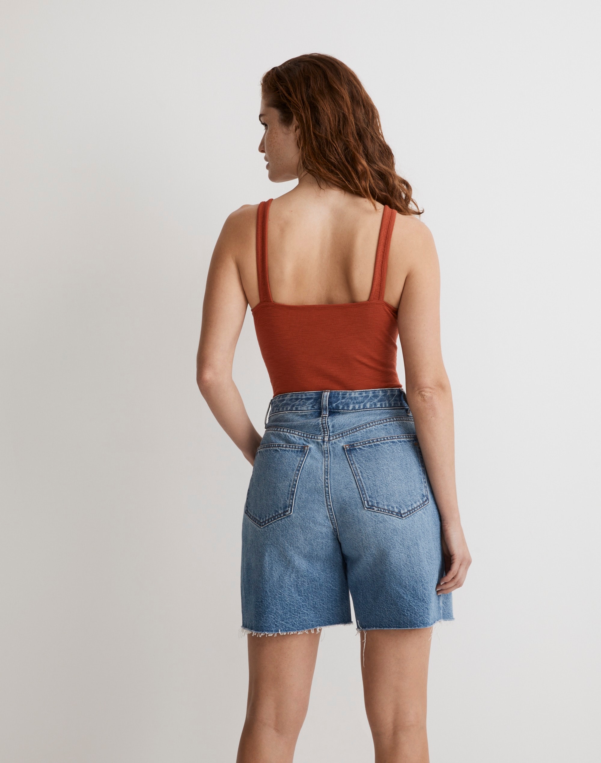 Deep V-Neck Thong Bodysuit