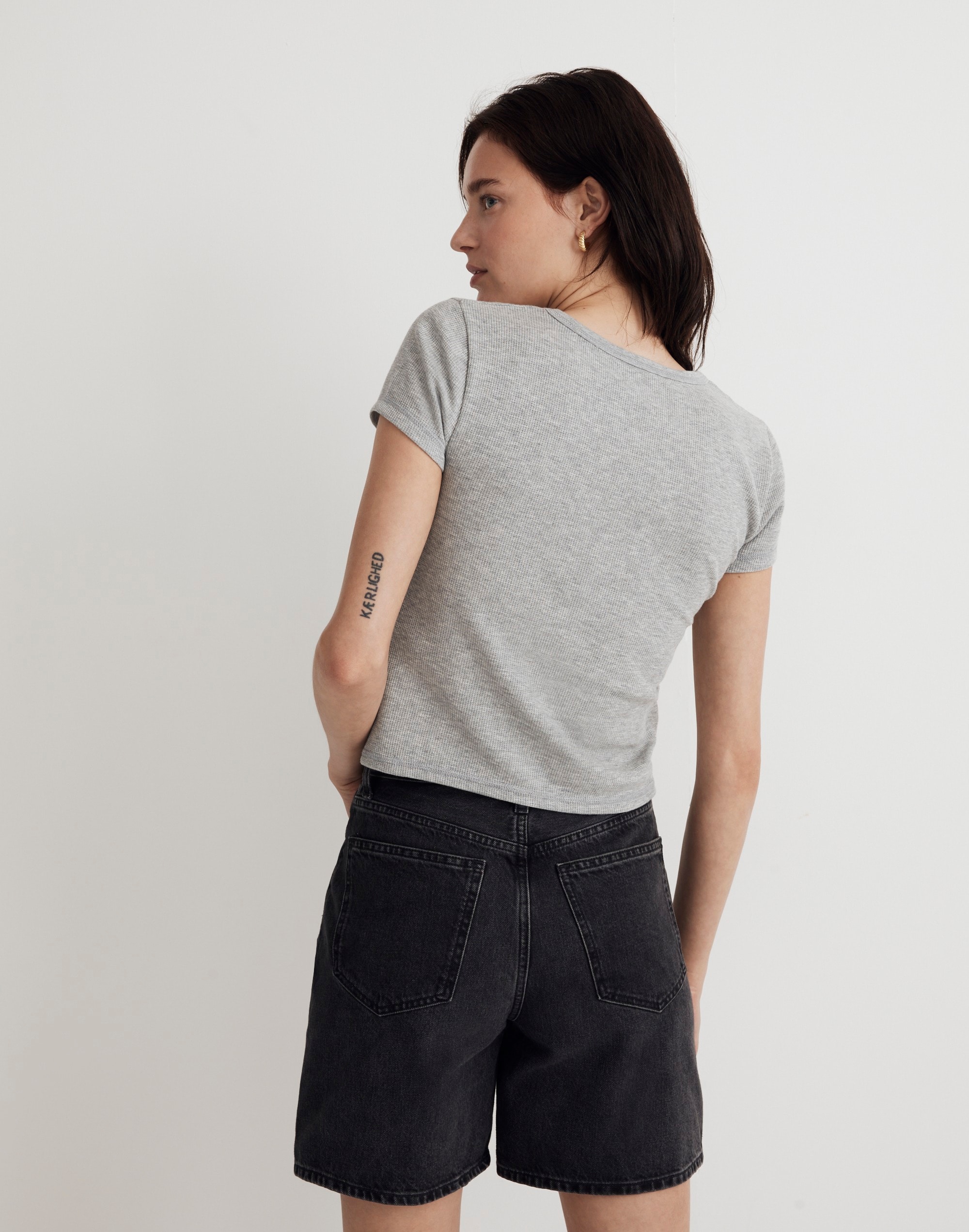 Split-Neck Henley Tee