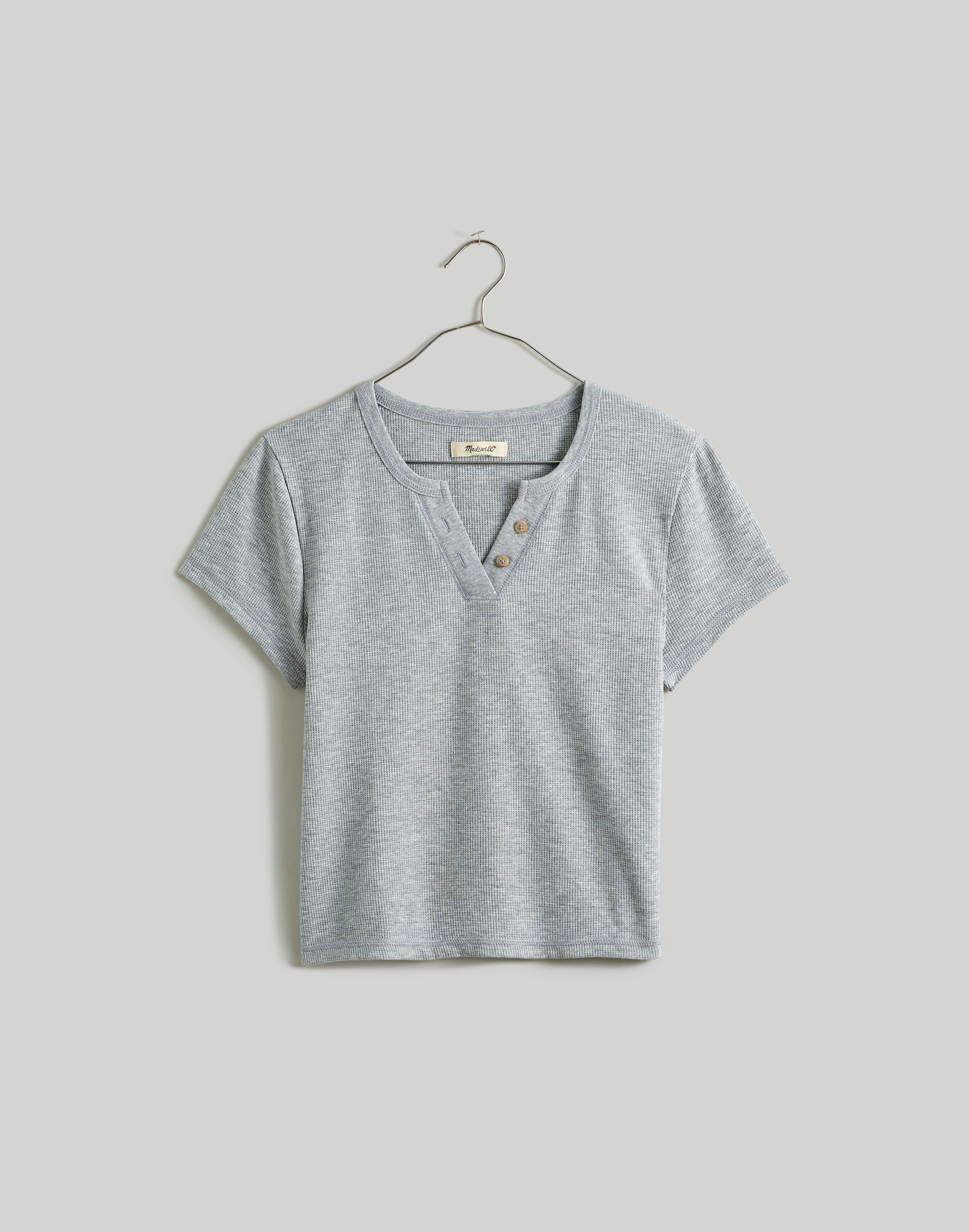 Split-Neck Henley Tee