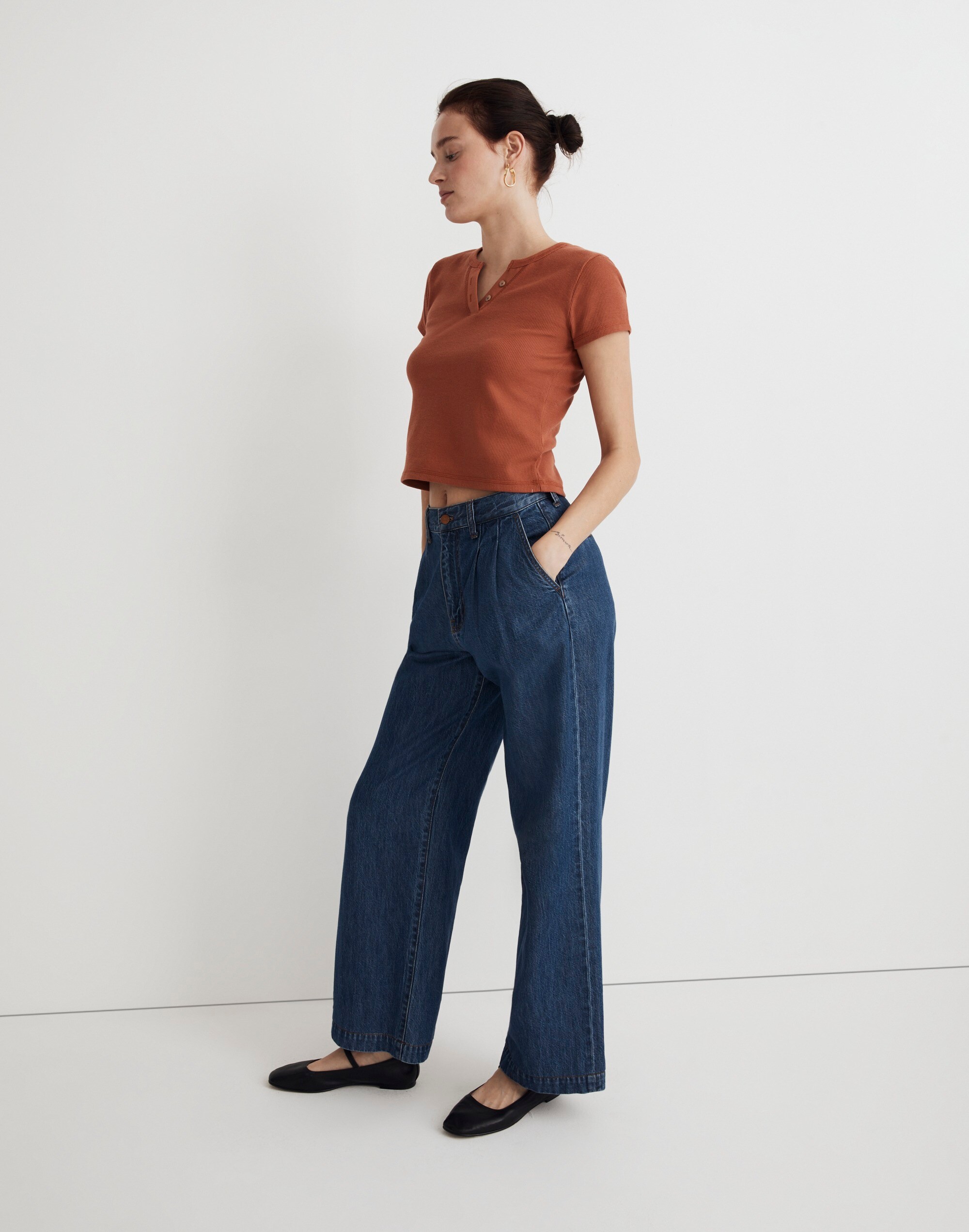 Split-Neck Henley Tee