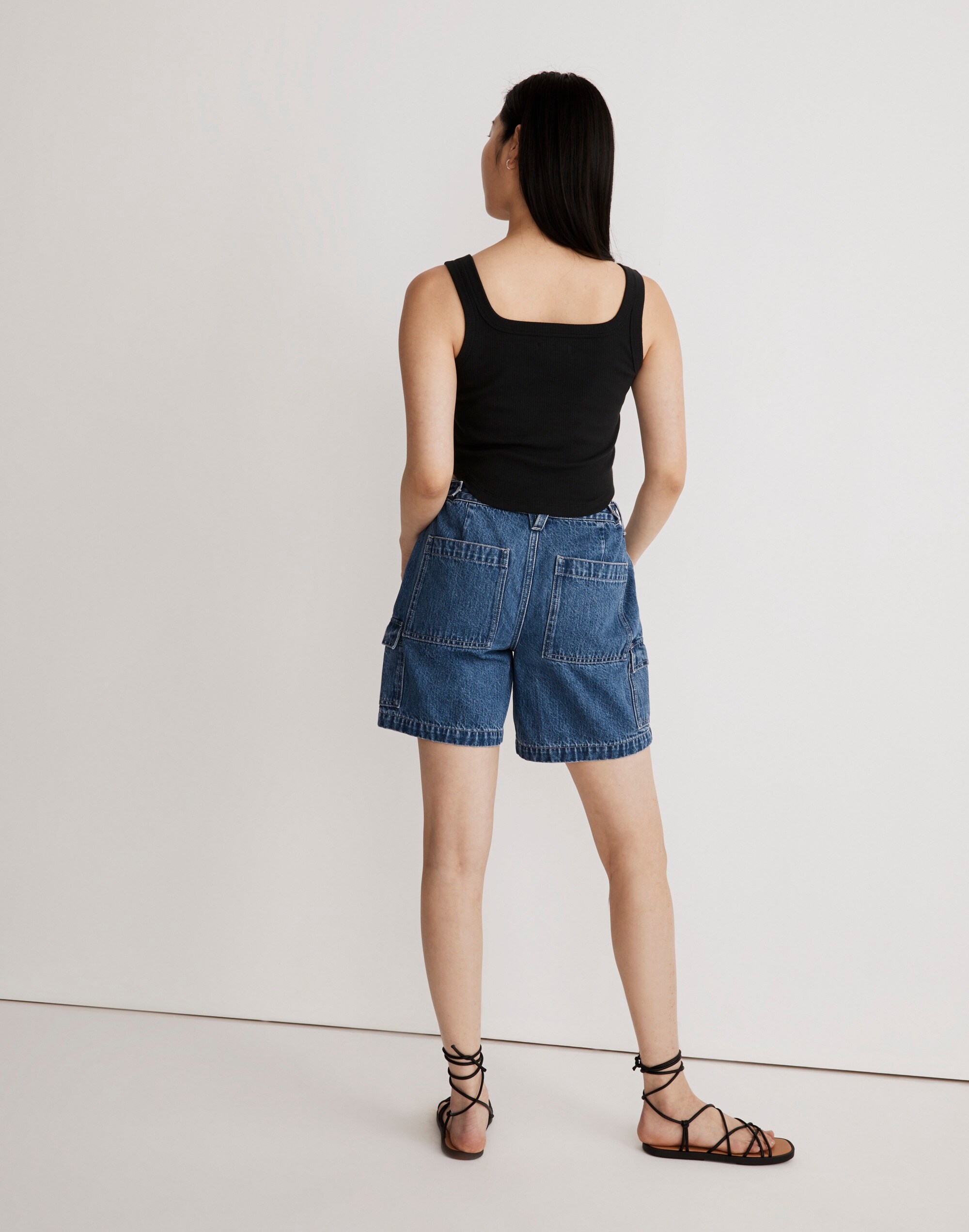 The Tailored Crop Tank in Sleekhold