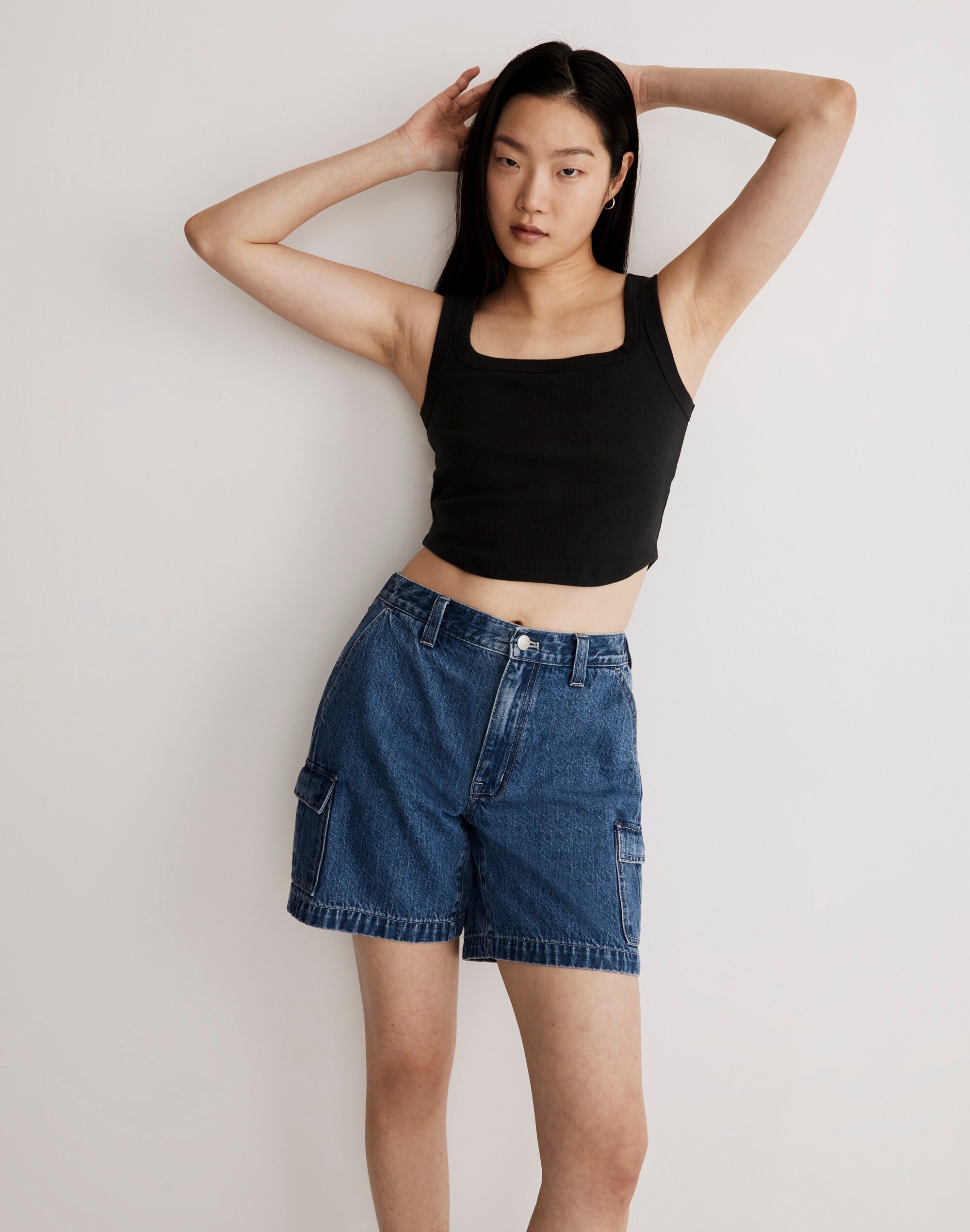The Tailored Crop Tank in Sleekhold