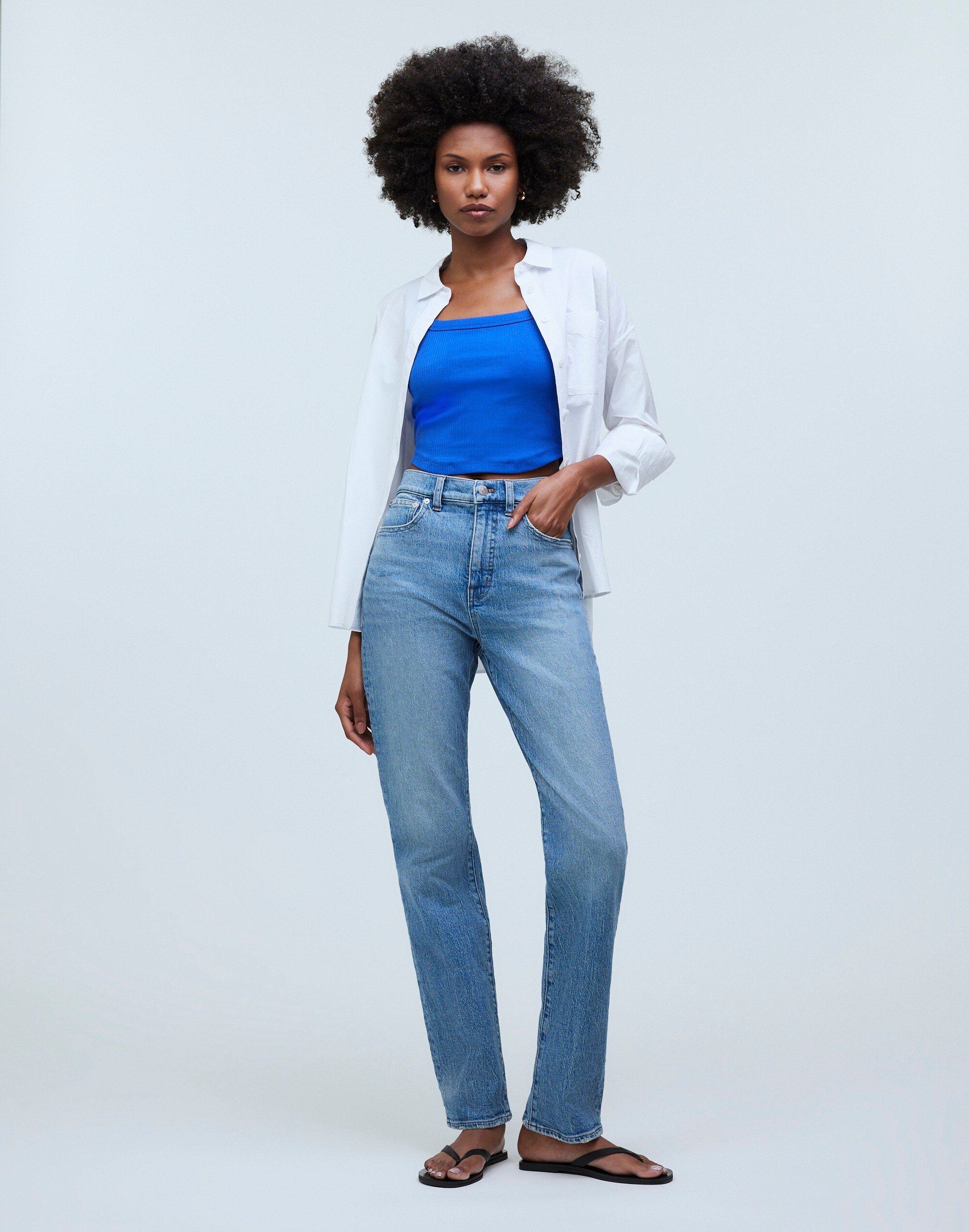 The Tailored Crop Tank in Sleekhold