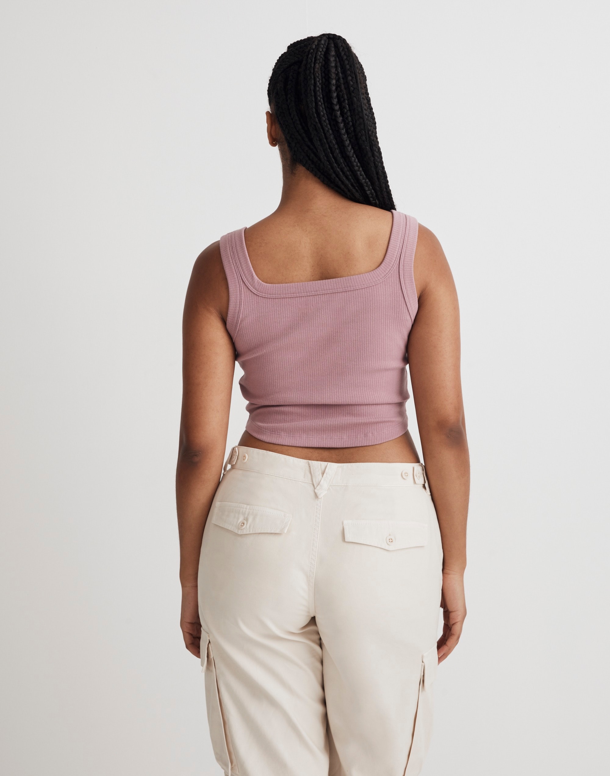 The Tailored Crop Tank in Sleekhold