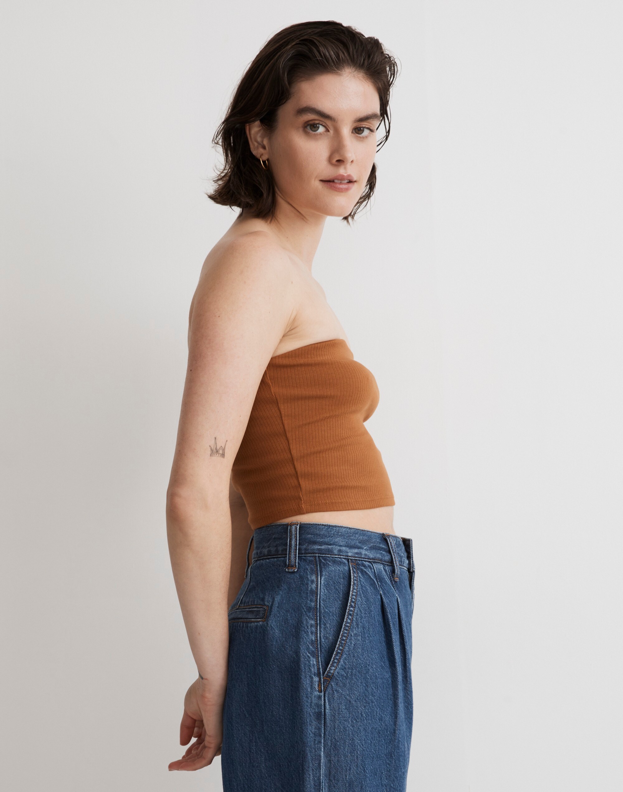 Crop Tube Top in Sleekhold