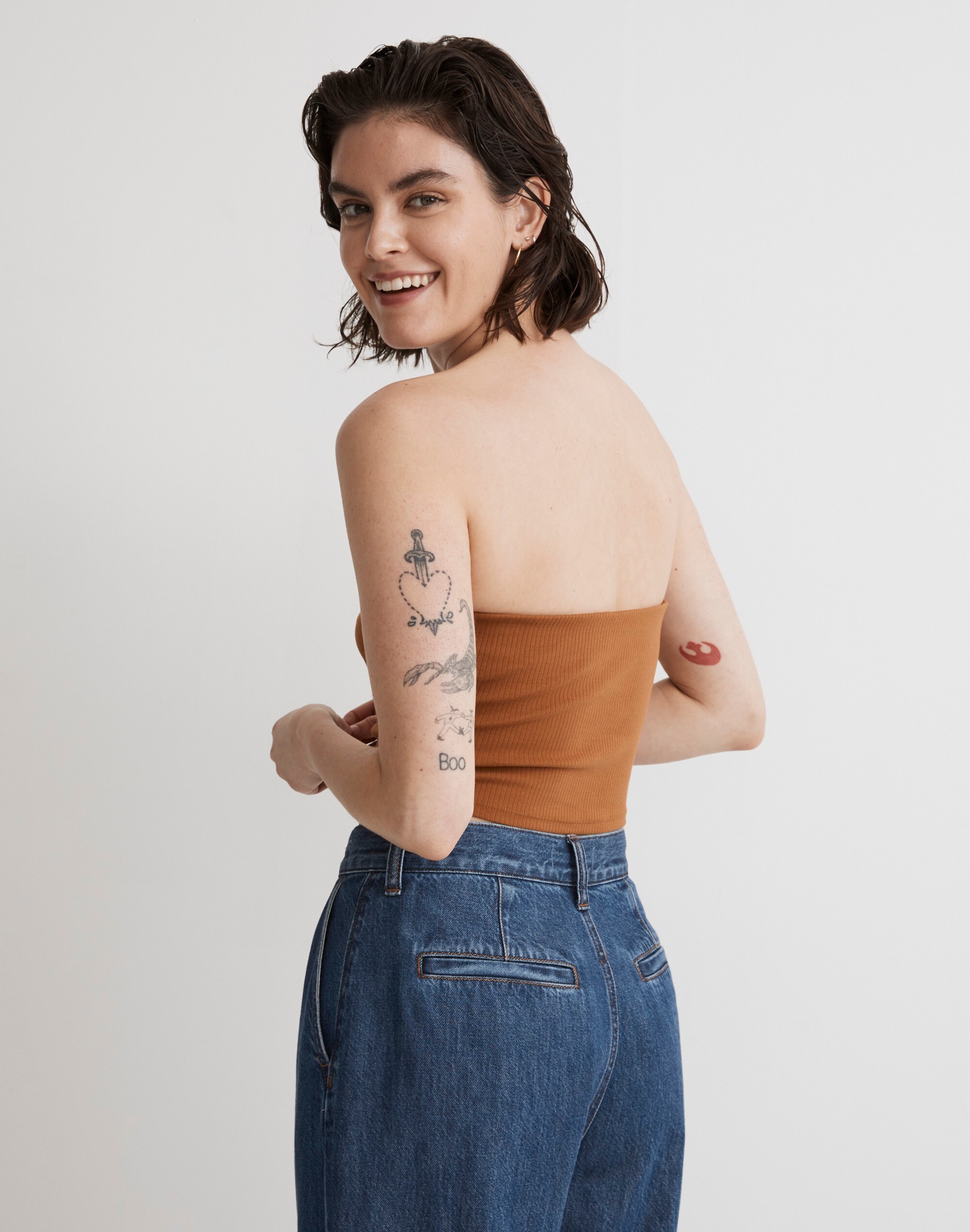 Crop Tube Top in Sleekhold