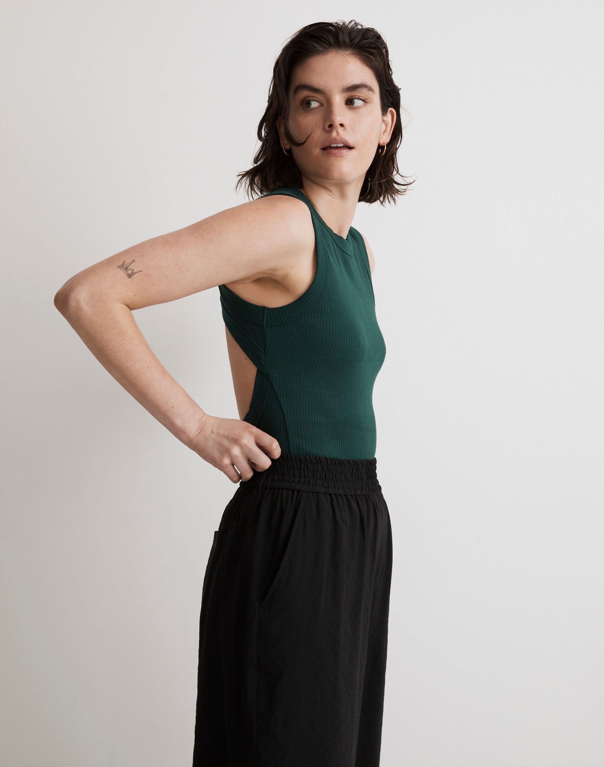 Crewneck Thong Bodysuit in Sleekhold