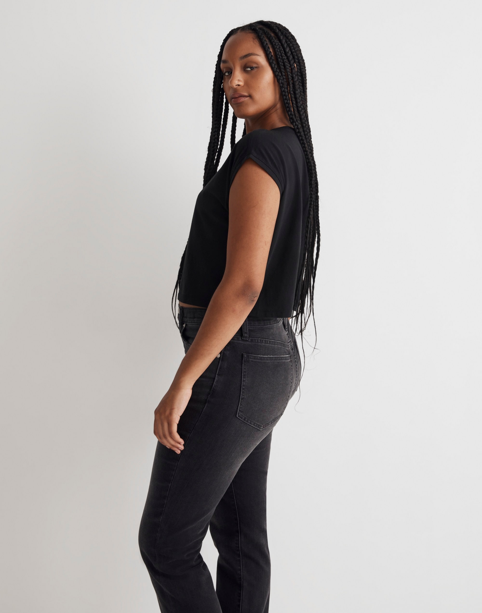 Crewneck Cropped Muscle Tank