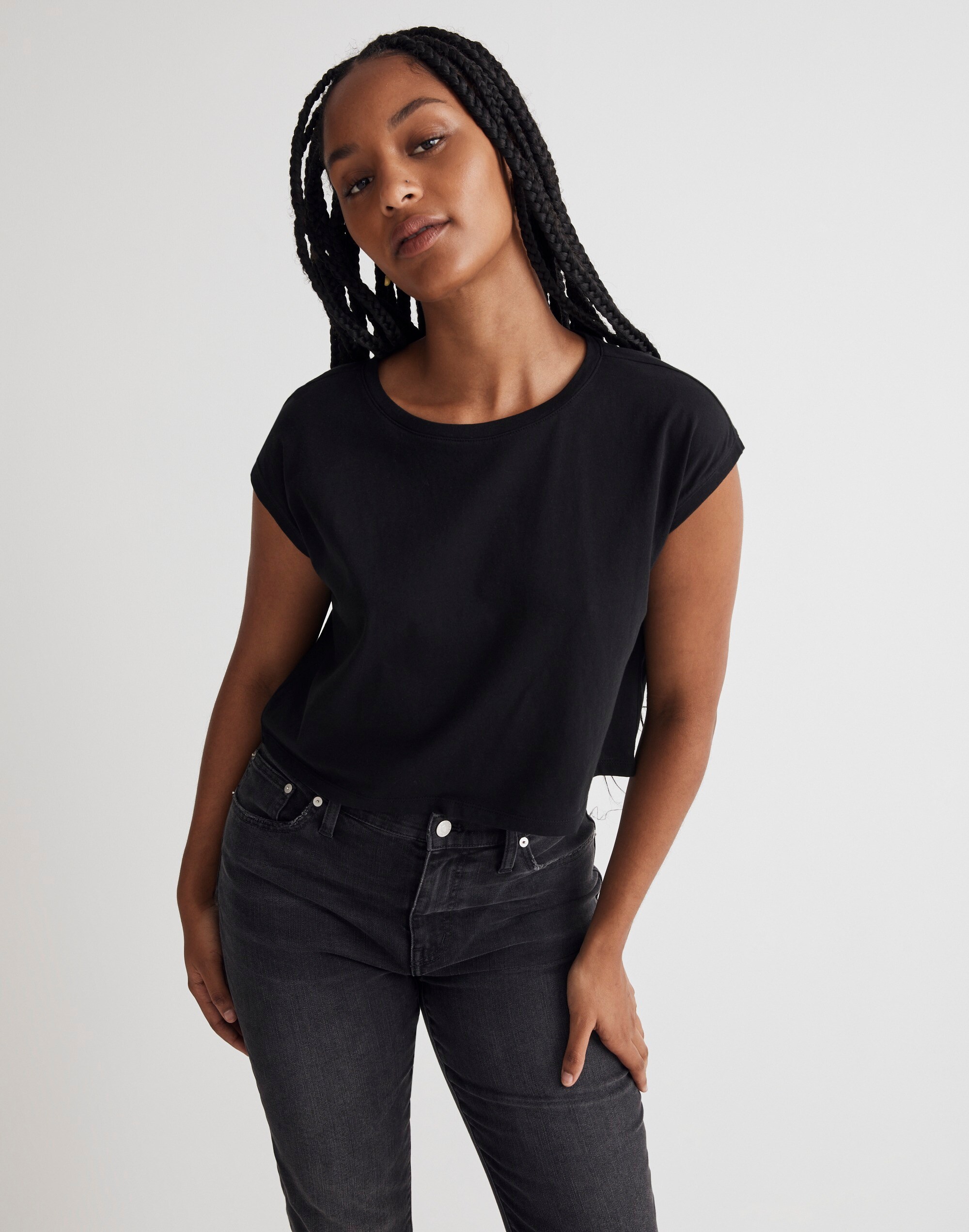 Crewneck Cropped Muscle Tank