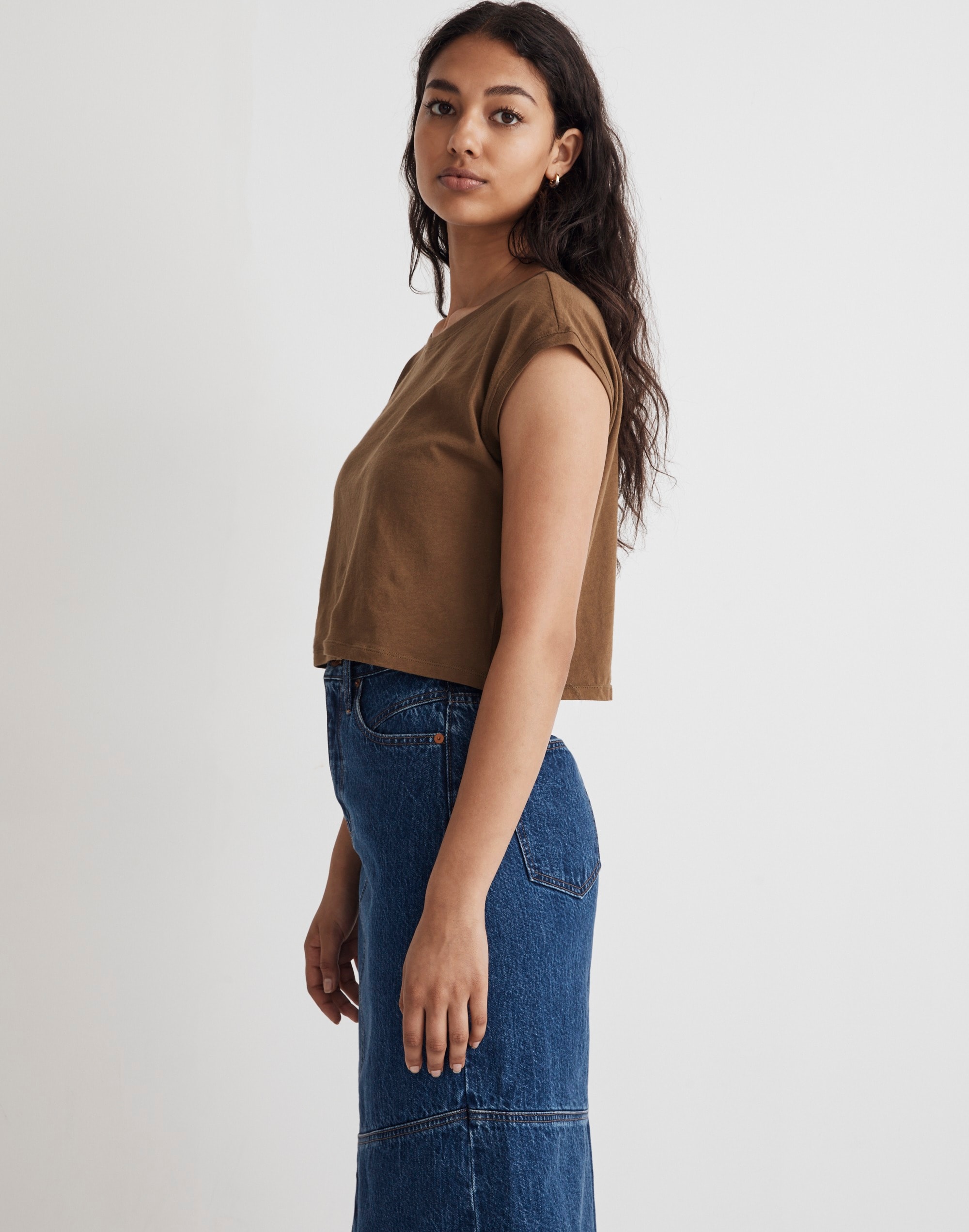 Crewneck Cropped Muscle Tank