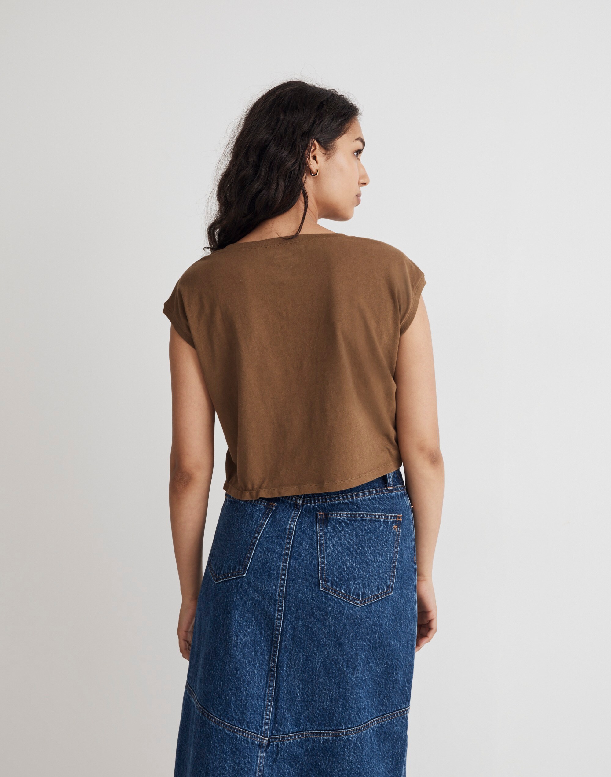 Crewneck Cropped Muscle Tank