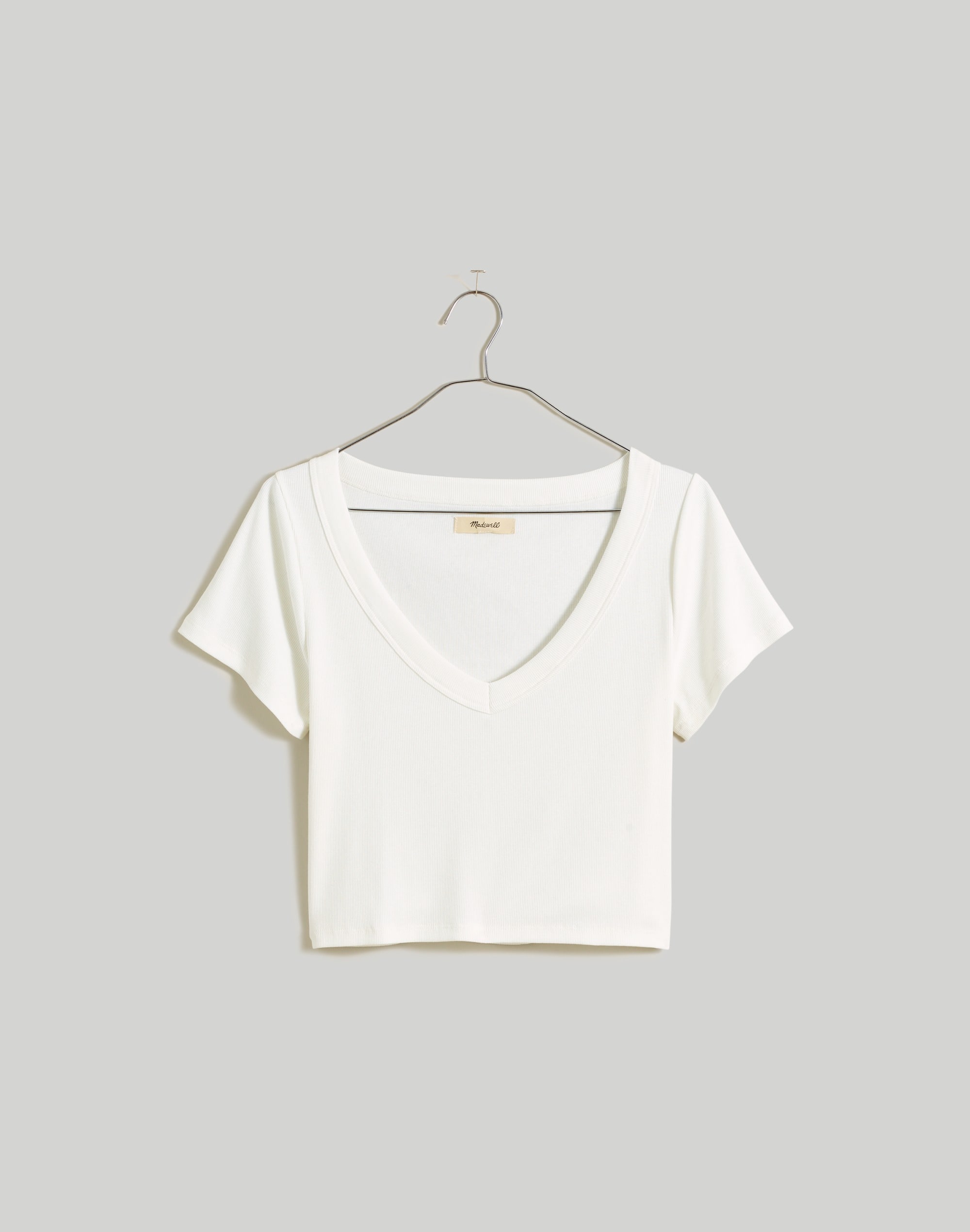 Brightside V-Neck Crop Tee