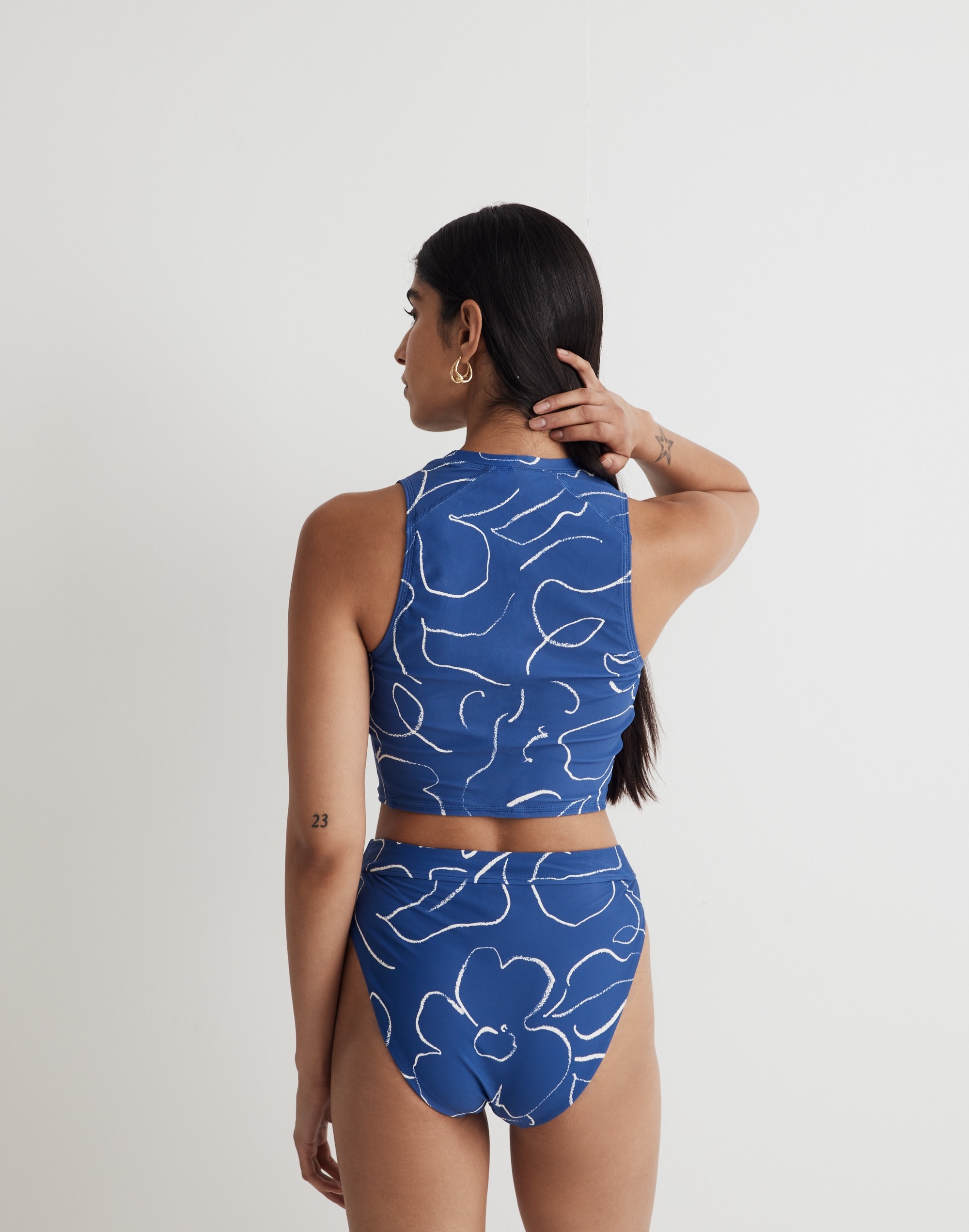 Tank Rashguard Crop Top