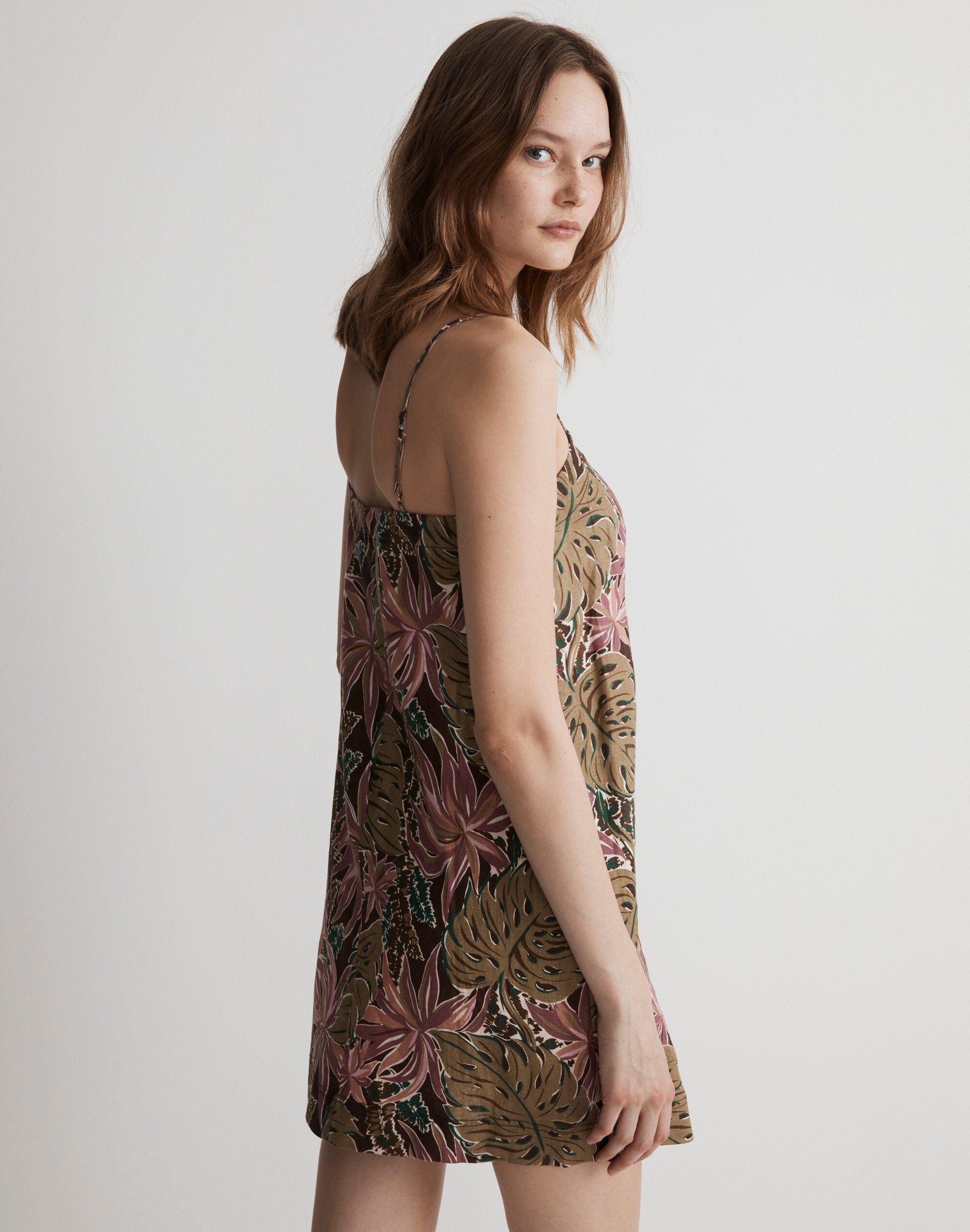 Goldie Mini Dress in 100% Linen